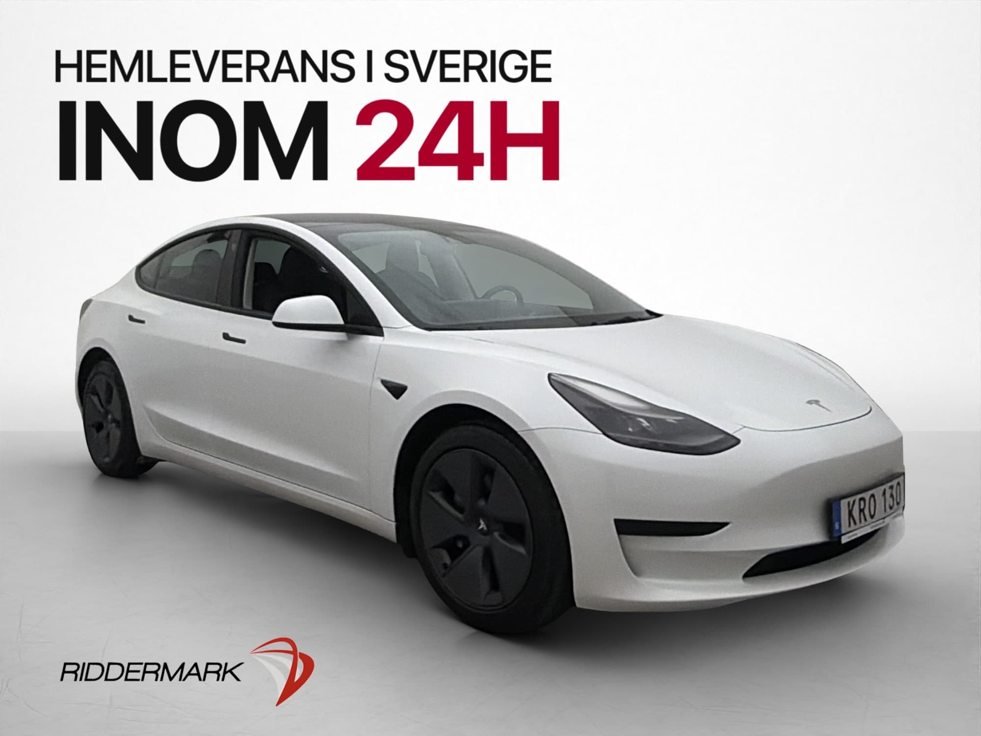 Tesla Model 3 Standard Range Värmepump AP En-Brukare MOMS