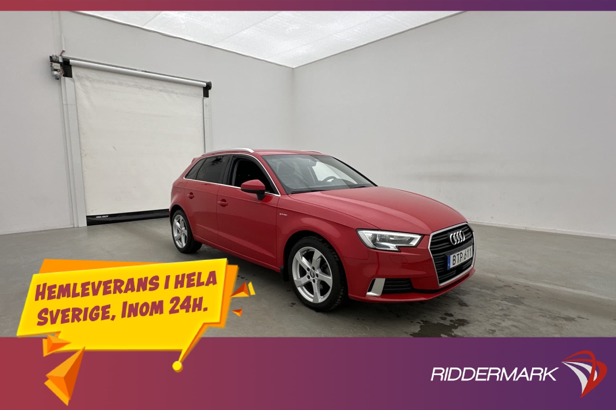 Audi A3 g-Tron 1.4 TFSI Rattvärme Adpt farthållare 110hk