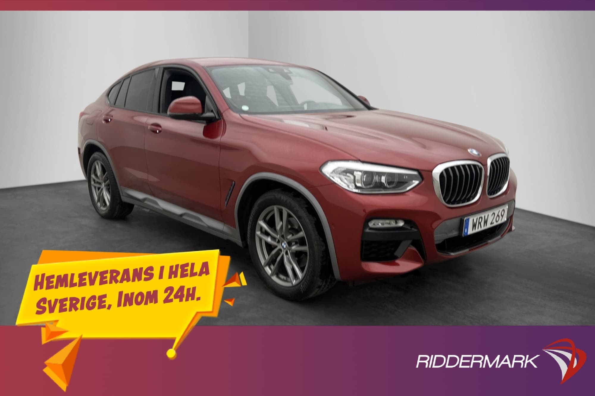 BMW X4 XDrive20i 184hk M Sport X Värmare Kamera Hifi Navi