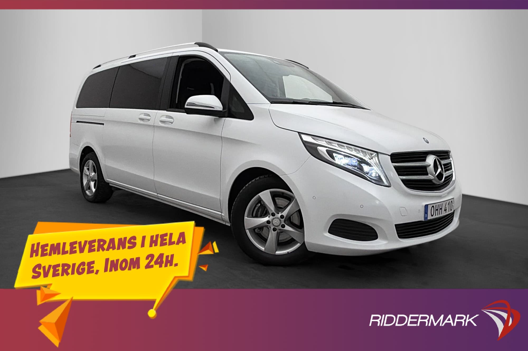 Mercedes-Benz V 220 d Värm Drag 7-Sits B-Kamera Navi 1-Ägare