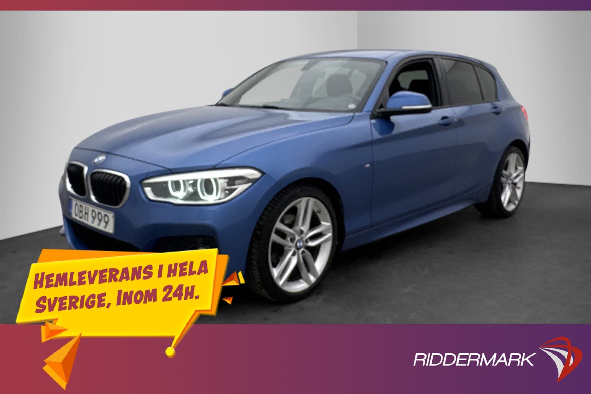 BMW 118 d 150hk M Sport P-Sensorer Alcantara Keyless