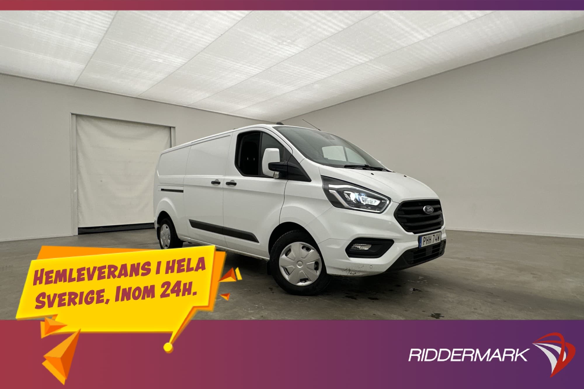 Ford Transit Custom L2 Värmare Drag CARPLAY B-Kamera Moms