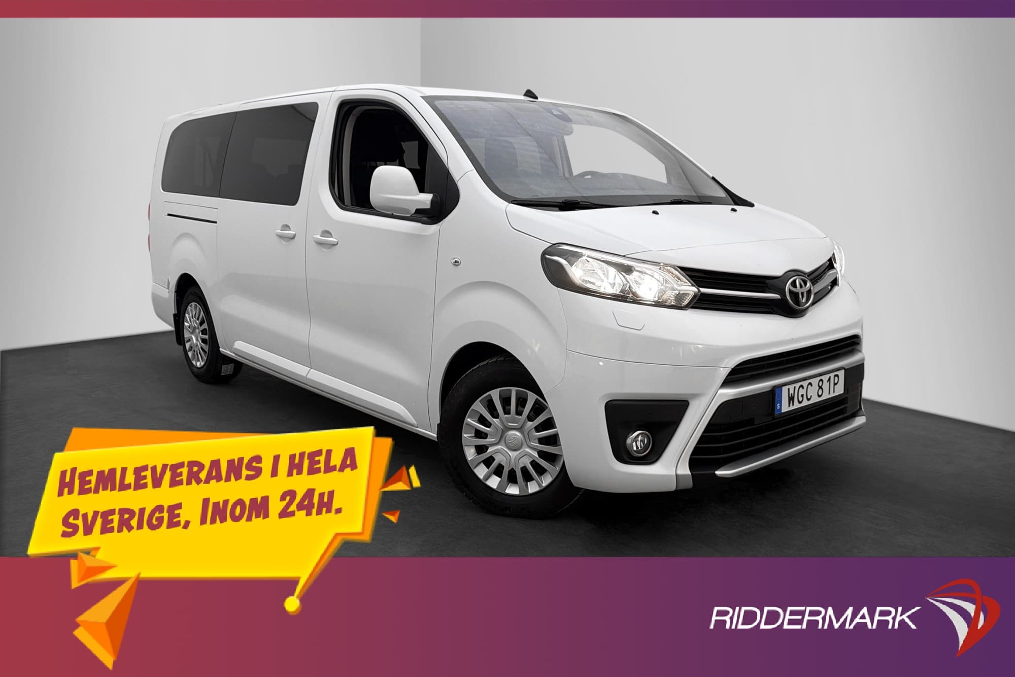 Toyota ProAce Verso Extralång 1.5D PDC 9-Sits Moms 1616Mil