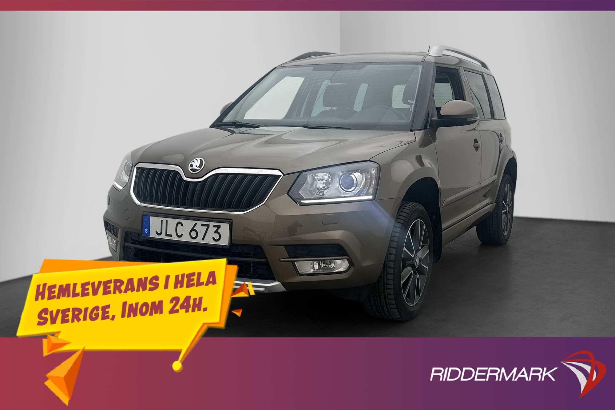 Skoda Yeti 1.4 TSI Drivers-Edt M&K-Värmare Drag Kamera Navi