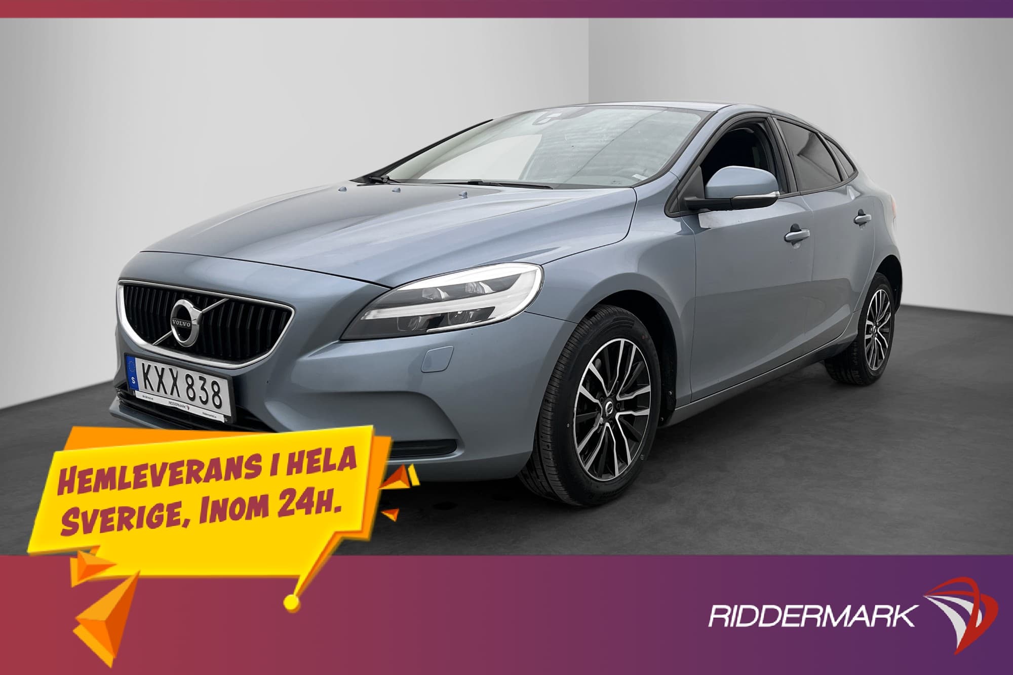 Volvo V40 D2 Geartronic 120hk Momentum VoC P-Värm Sensorer