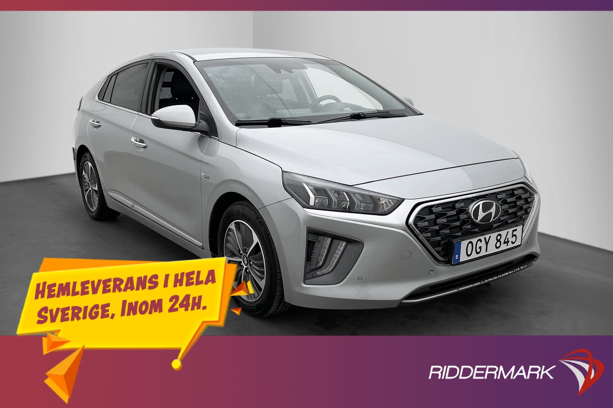 Hyundai Ioniq Plug-in 1.6 8.9 kWh Premium Läder Kamera Navi