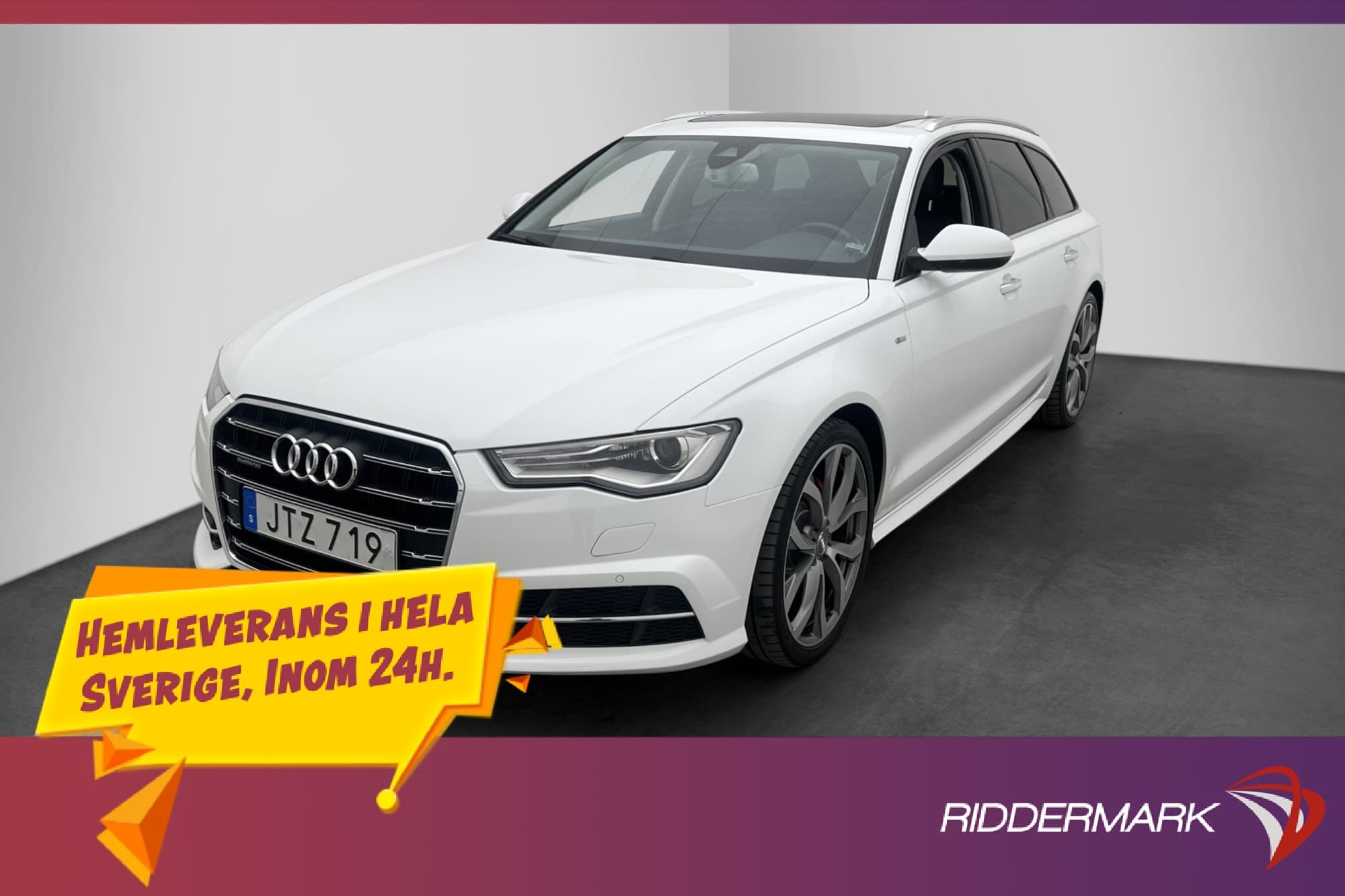 Audi A6 Avant Quattro 190hk S-Line Värm Kamera Pano Navi