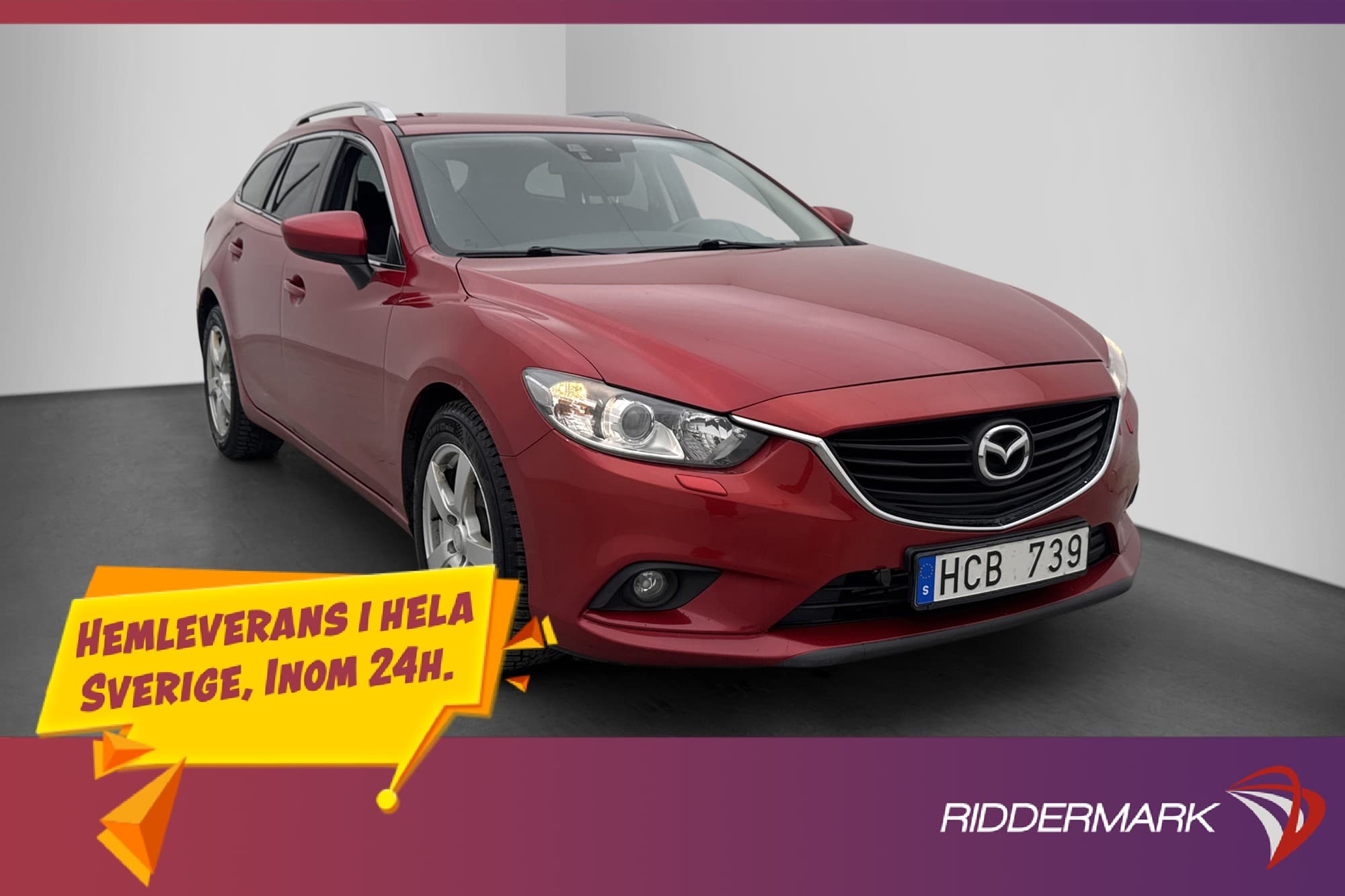Mazda 6 Wagon 2.2 150hk Värmare Keyless Drag 0,44l/mil