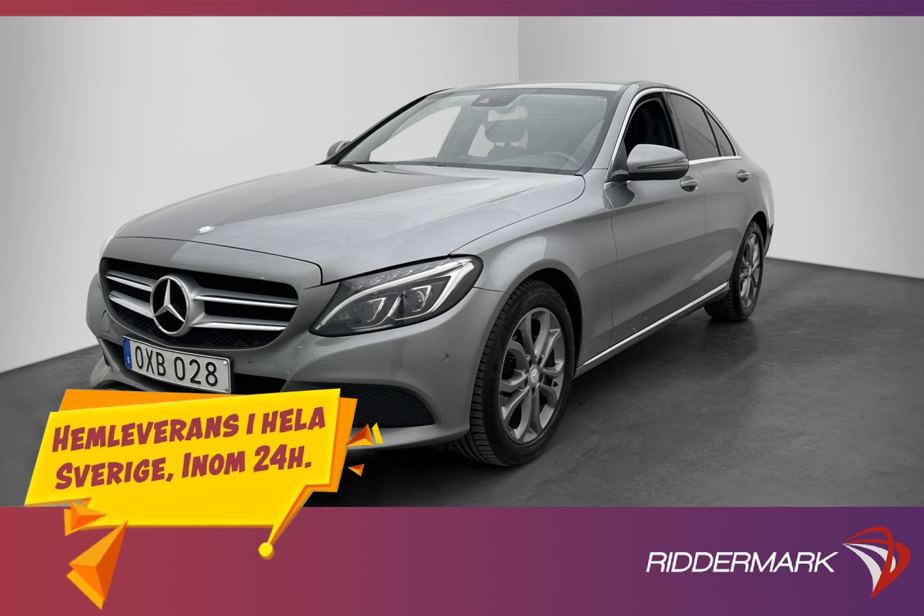 Mercedes-Benz C 200 d Sedan Avantgarde Sensorer Halvskinn