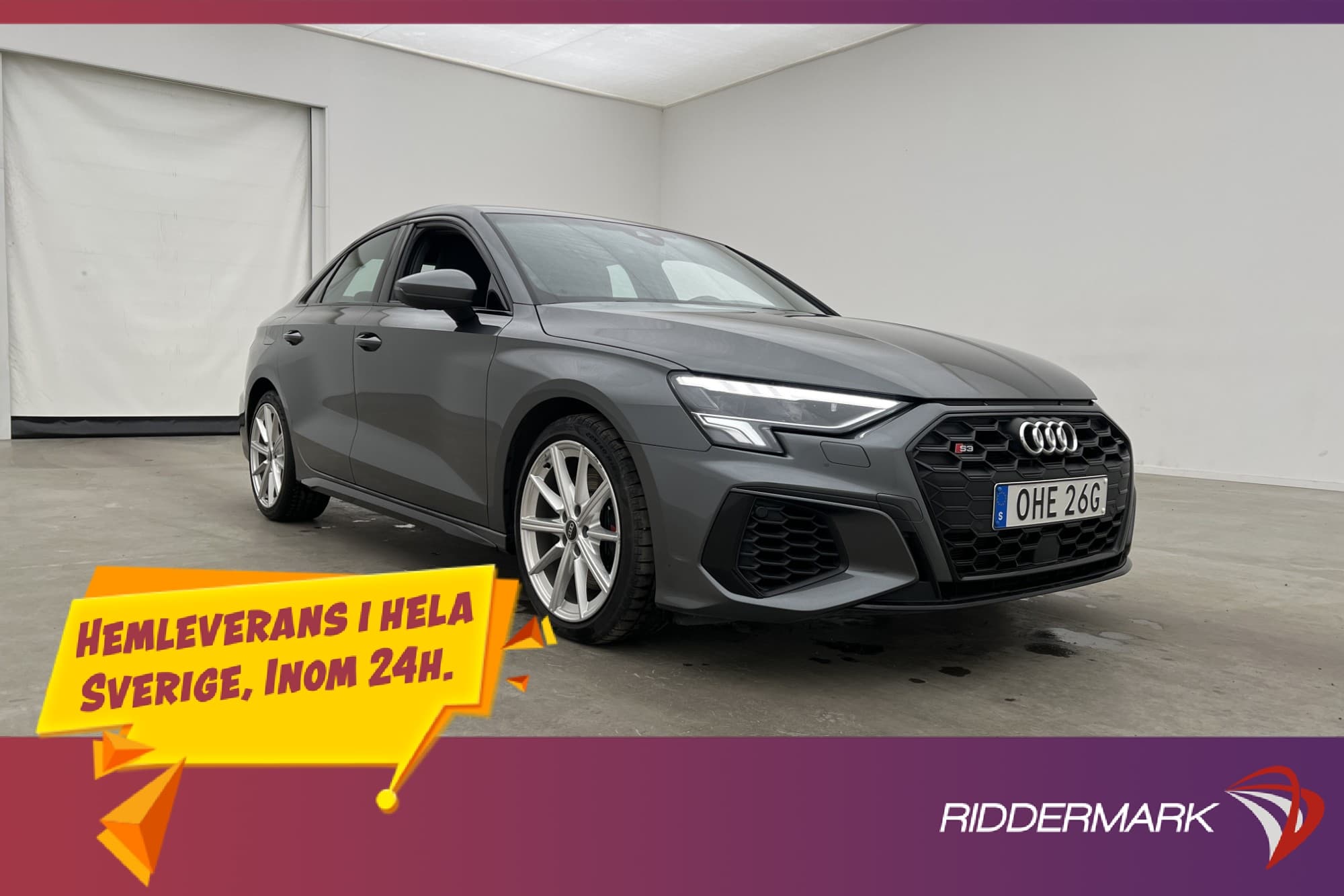 Audi S3 2.0 TSI 310hk Q S-Line Cockpit Kamera Navi Moms