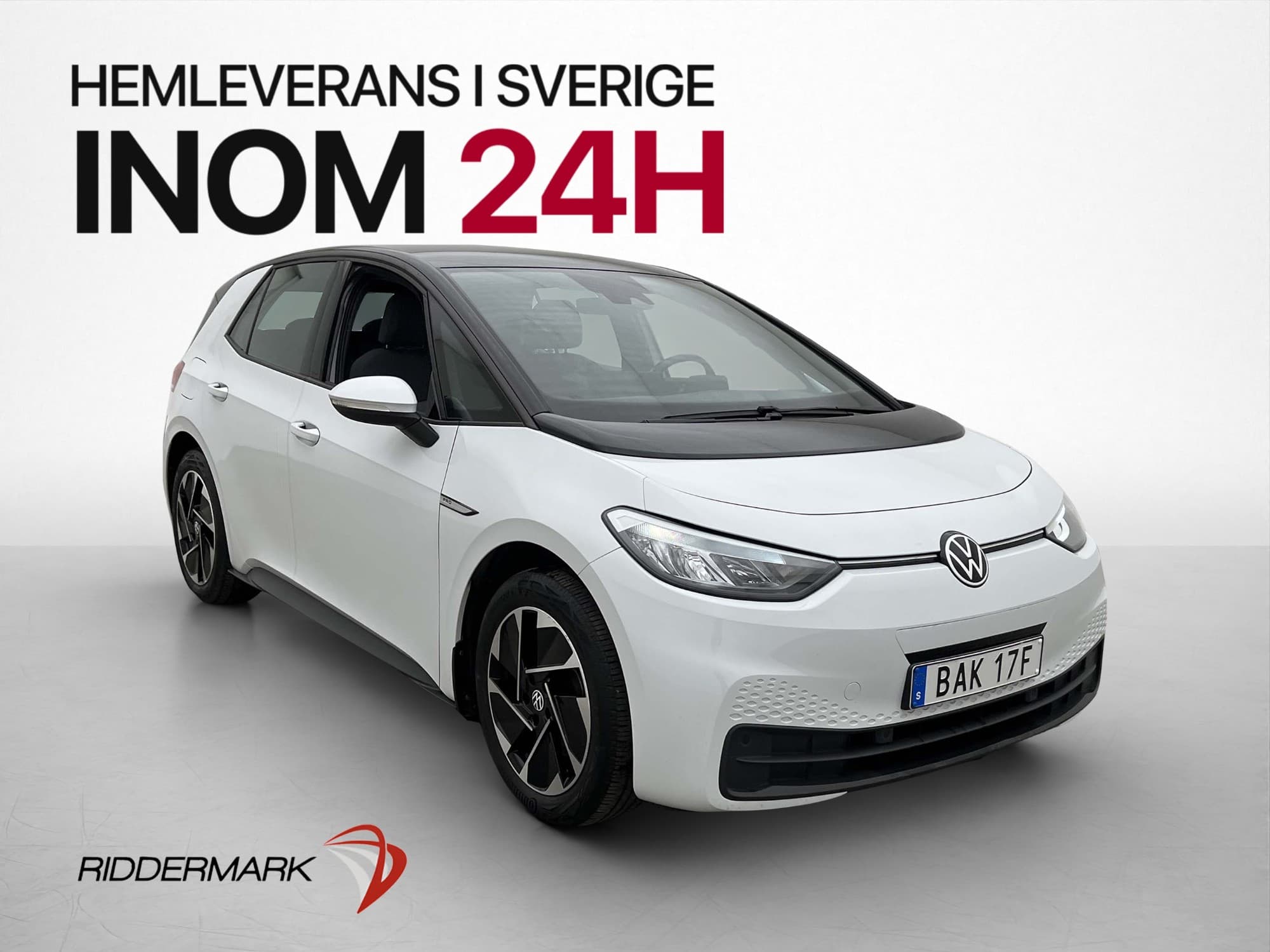 Volkswagen ID.3 Pro Performance 204hk Värmare CarPlay MOMS