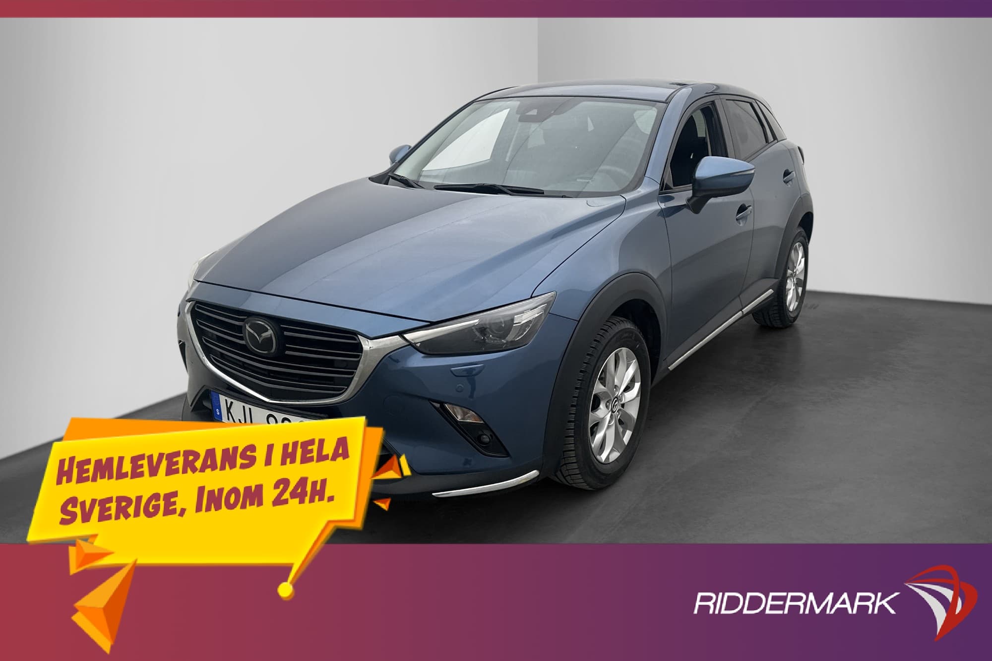 Mazda CX-3 2.0 121hk Optimum BOSE HUD Kamera Navi Rattvärm