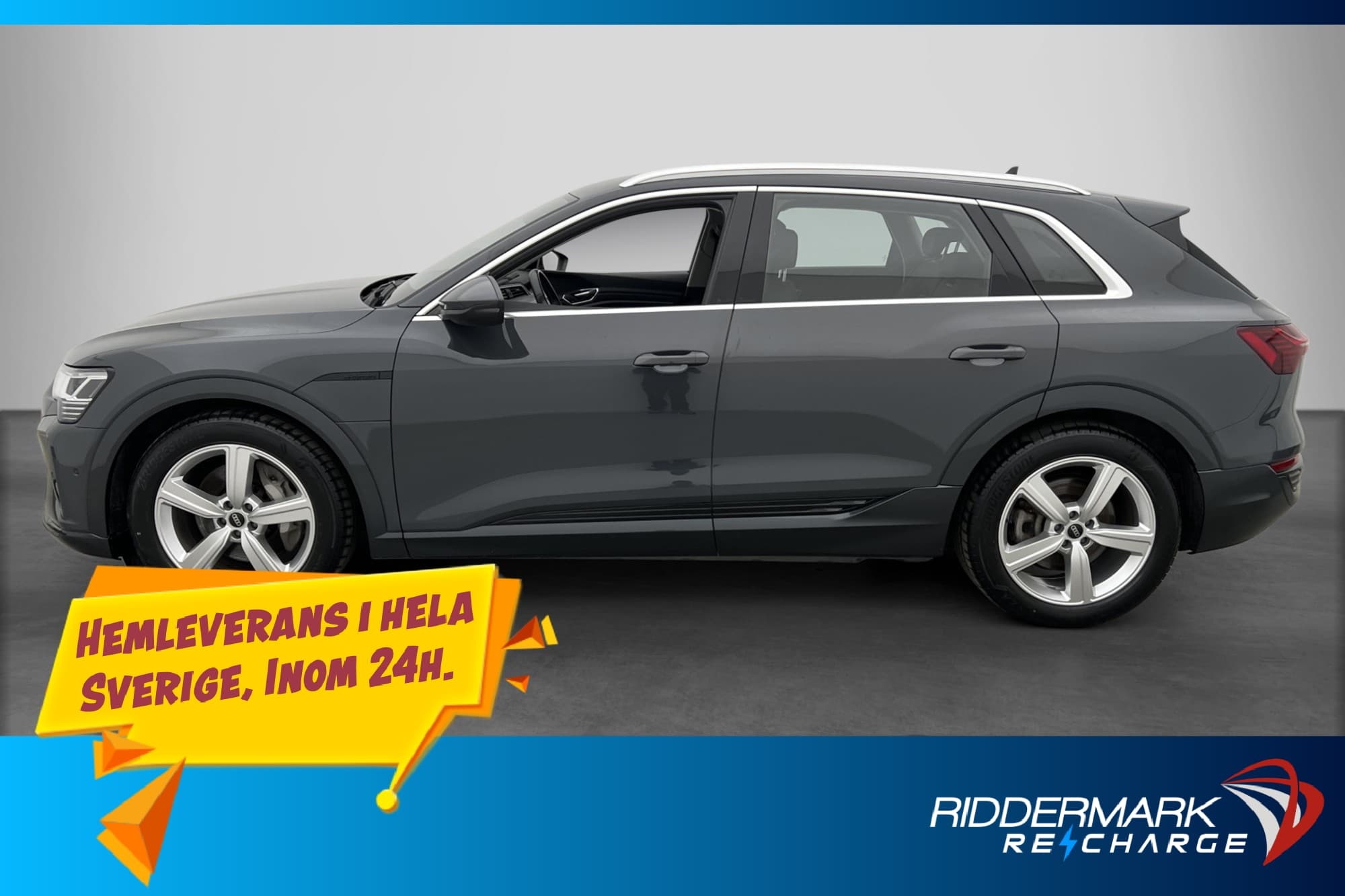 Audi Q8 50 e-tron Quattro Luftfjädring Kamera Skinn MOMS