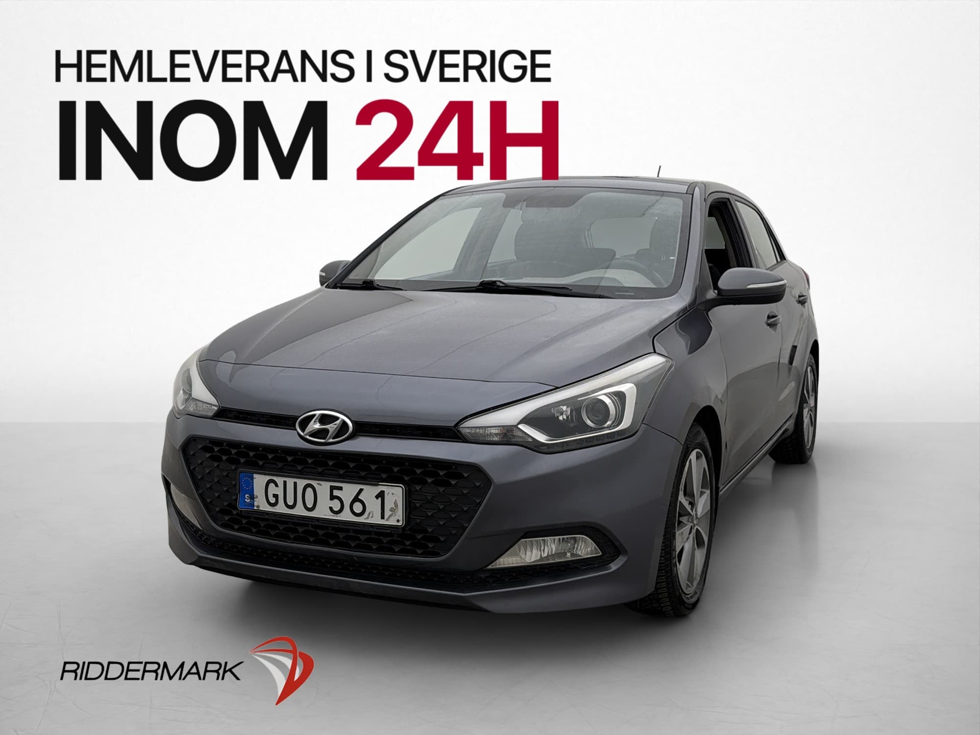 Hyundai i20 1.4 101hk Premium Bluetooth Rattvärme