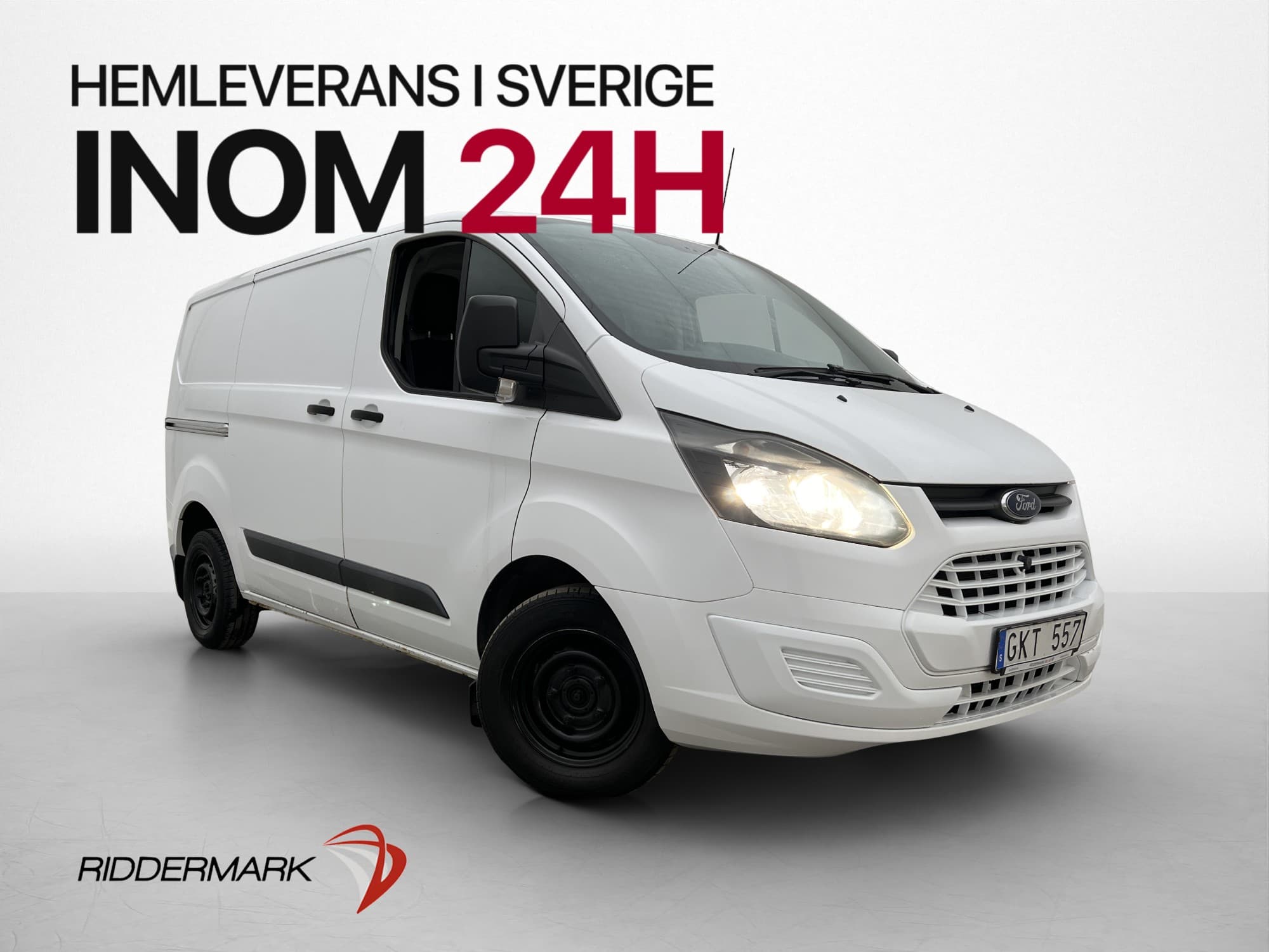 Ford Transit Custom 270 Värmare Dragkrok 3-Sits Farthållare