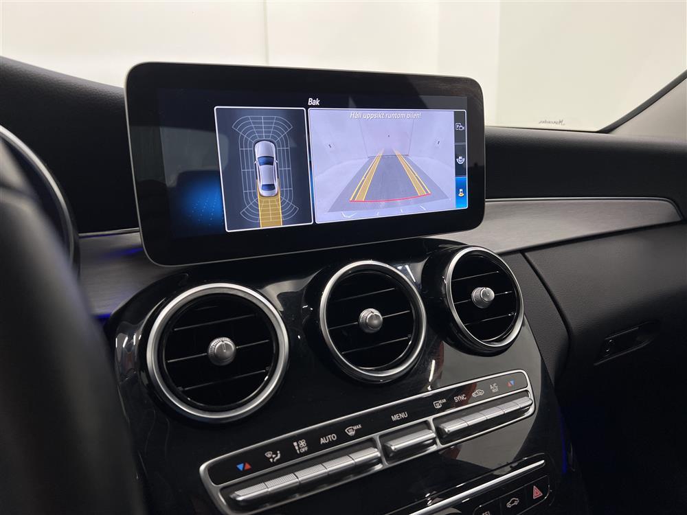 Mercedes-Benz C 200 184hk GPS Ambient Välserv 0,59l/milinteriör