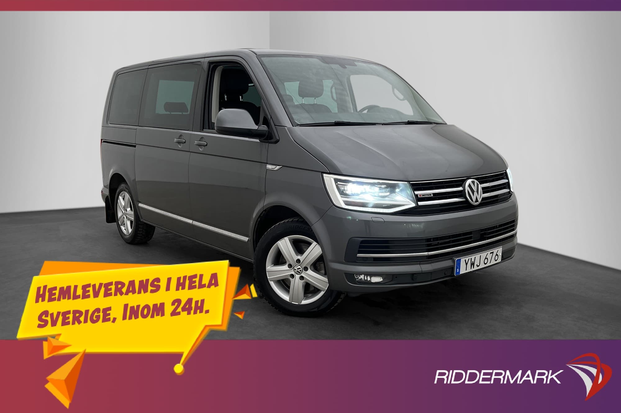 Volkswagen Multivan Highline 4M D-Värm M-Värm El-Dörr Drag