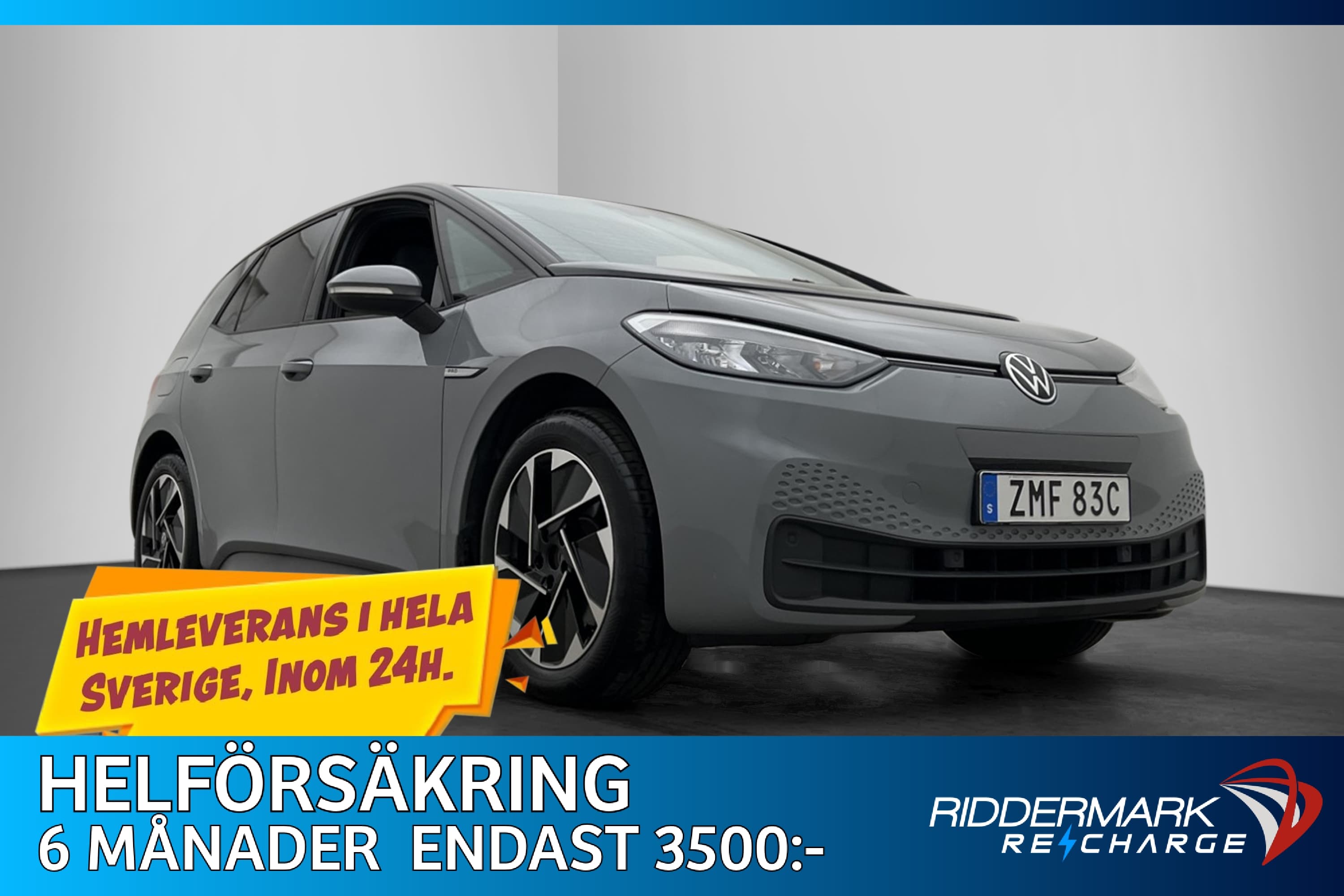 Volkswagen ID.3 Pro Performance Värmare CarPlay Rattvärme