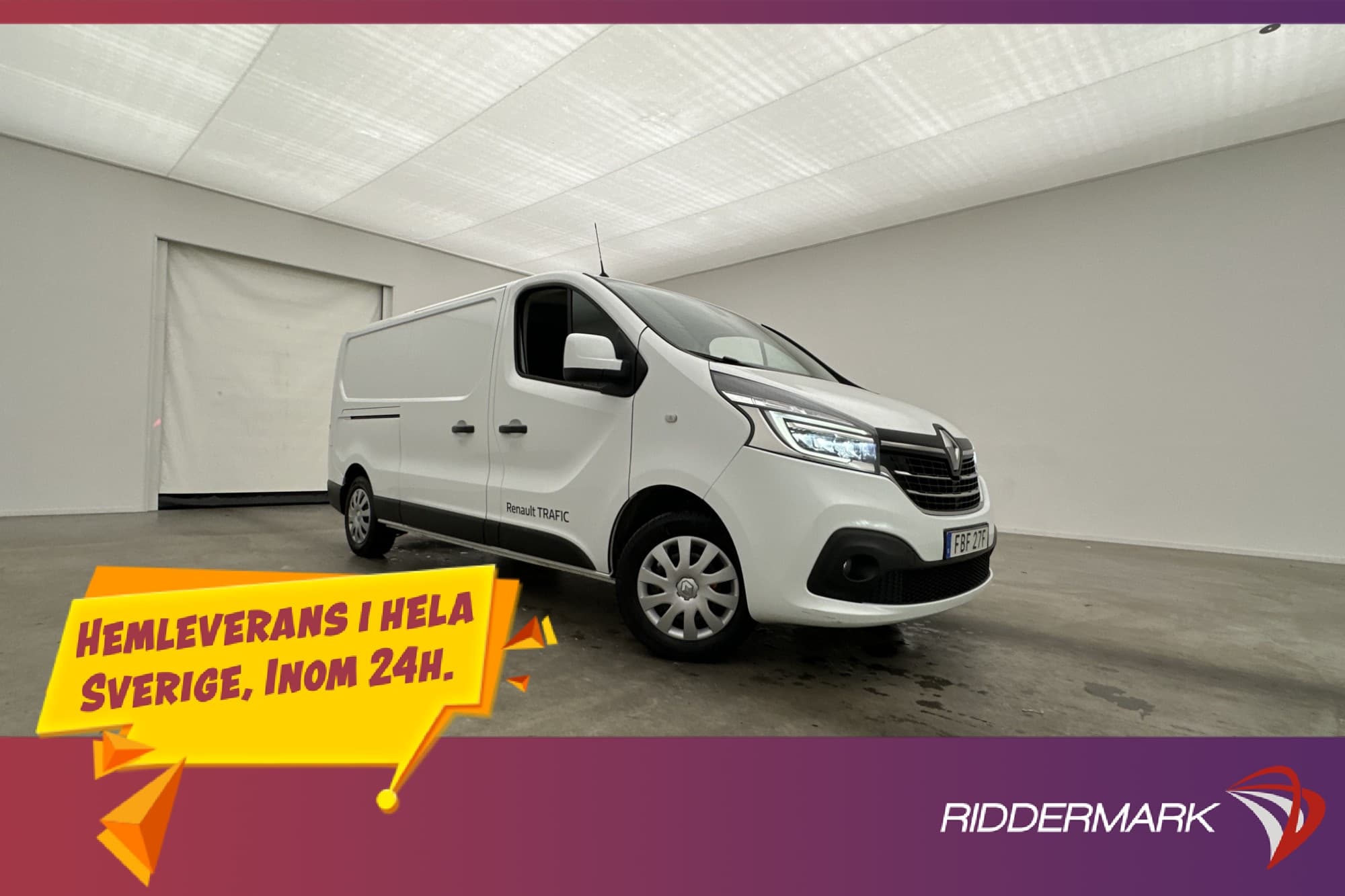 Renault Trafic L2 2.0dCi Värmare Dragkrok B-Kamera Moms