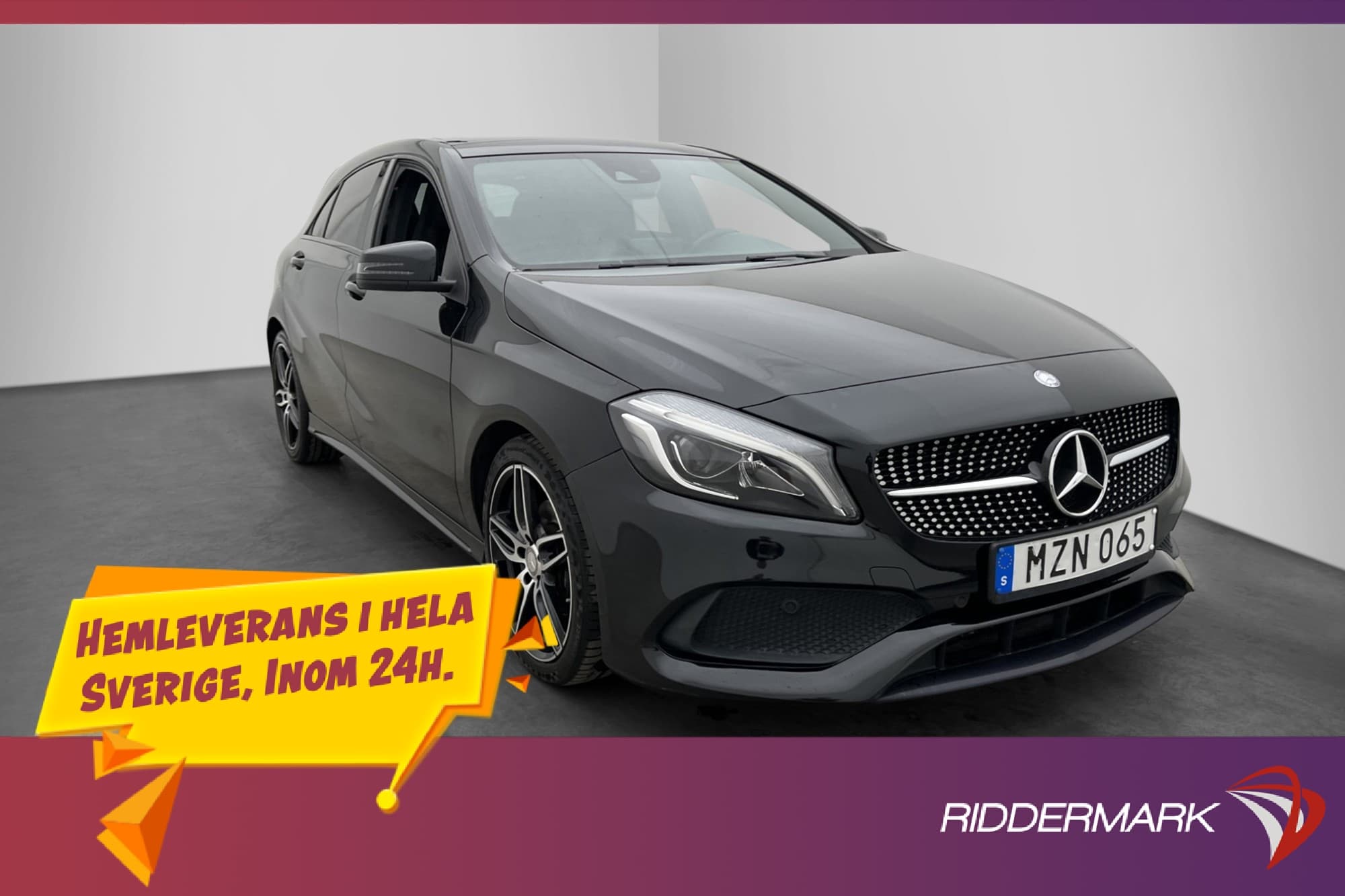 Mercedes-Benz A200 d AMG Taklucka Kamera LED SV-Såld