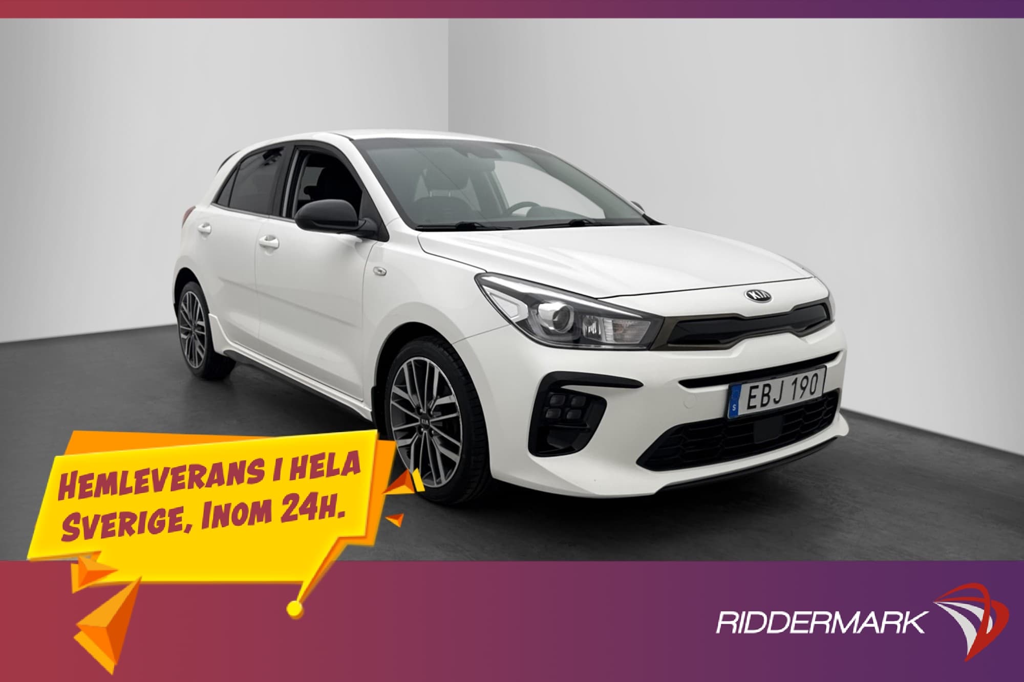 Kia Rio 1.0 120hk GT-Line Kamera CarPlay Rattvärme PSensorer