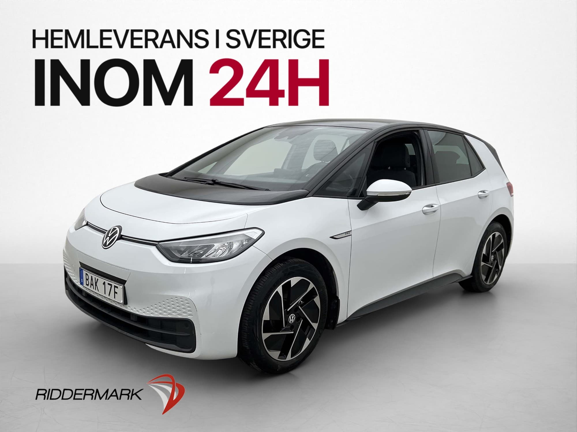 Volkswagen ID.3 Pro Performance 204hk Värmare CarPlay MOMS