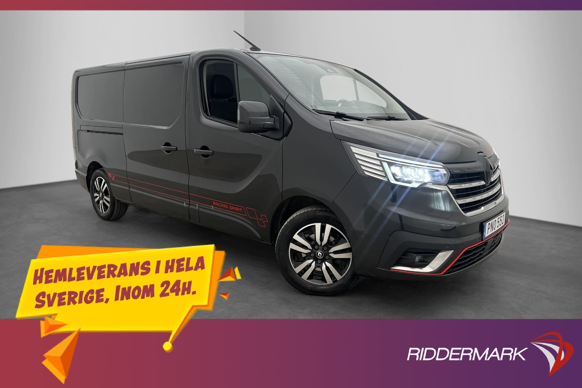 Renault trafic RacingSpirit L2 170hk Värm Drag Kamera MOMS