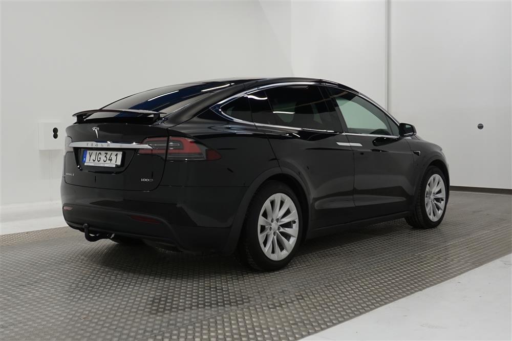 Tesla Model X 100D AWD 6 Sits Drag Svensksåld Uppgraderad AP