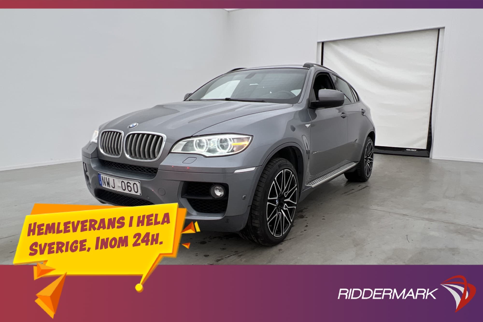BMW X6 xDrive40d 306hk M Sport Taklucka Skinn Navi Drag
