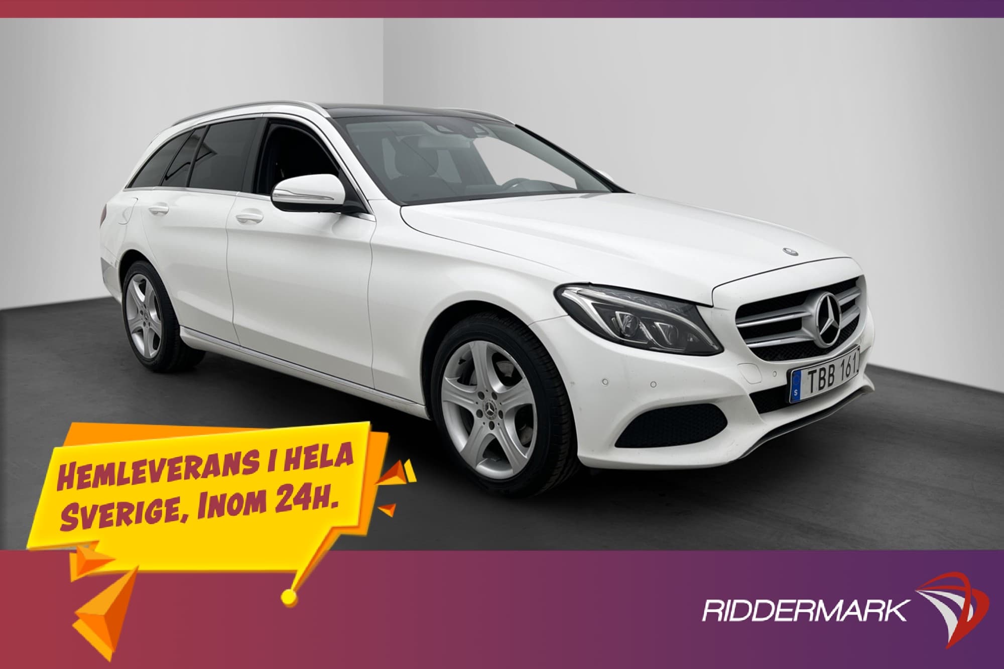 Mercedes-Benz C 220 T d Avantgarde Pano HUD D-Värmare Drag