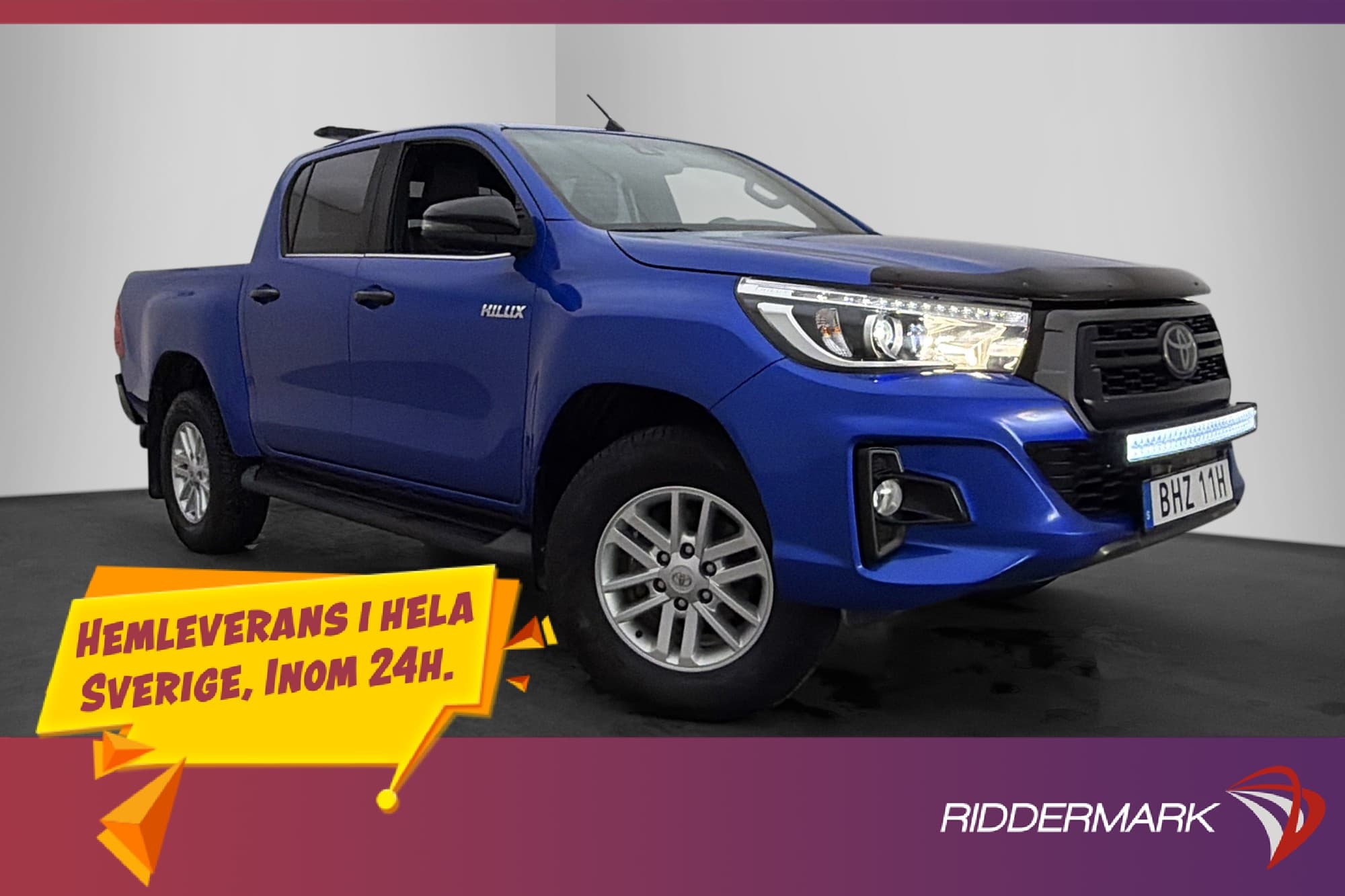 Toyota Hilux Ultimate 2.4 AWD M-Värmare Drag Skinn Diff Moms