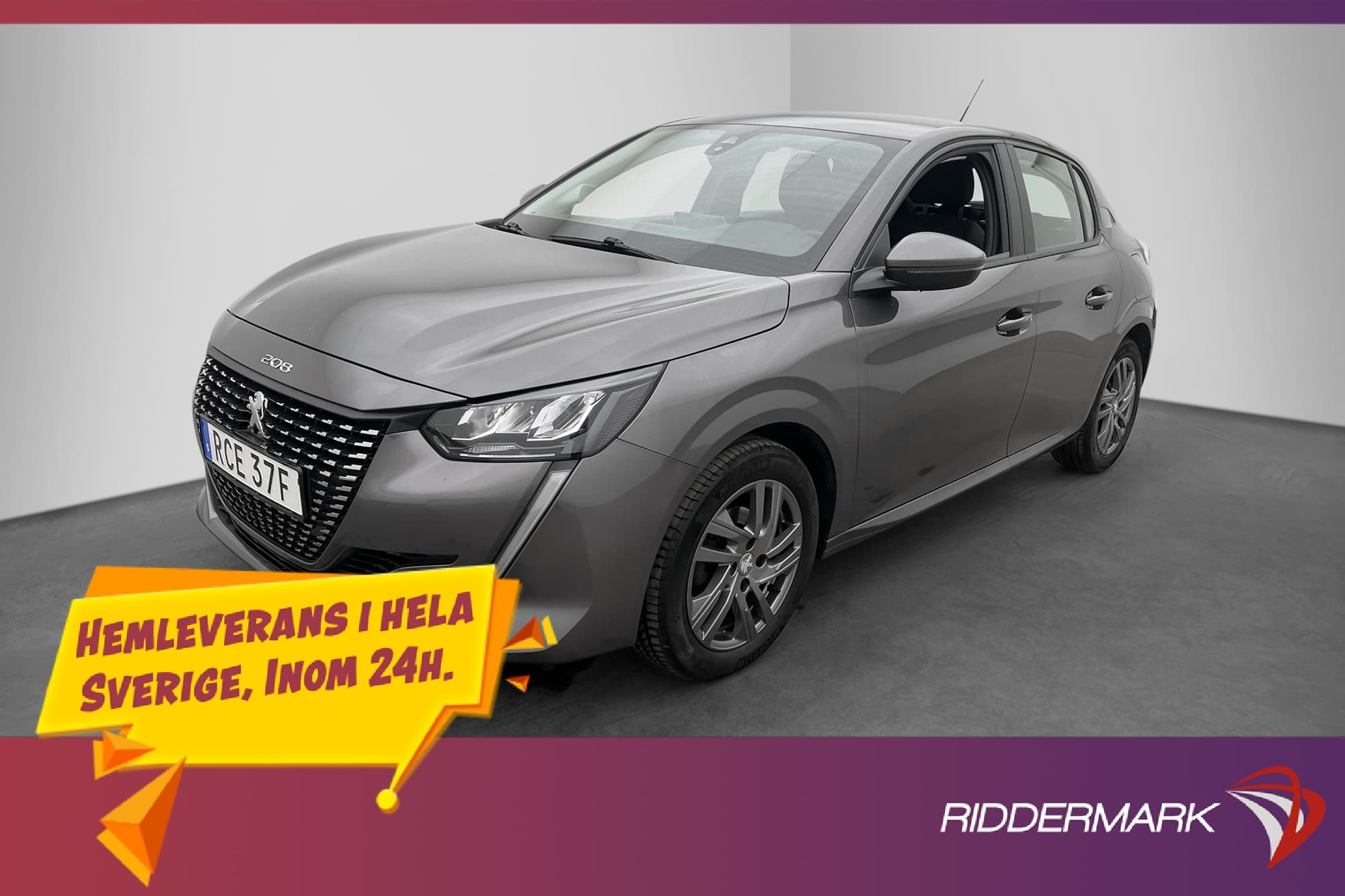 Peugeot 208 1.2 PureTech Active CarPlay Sensorer Låg skatt