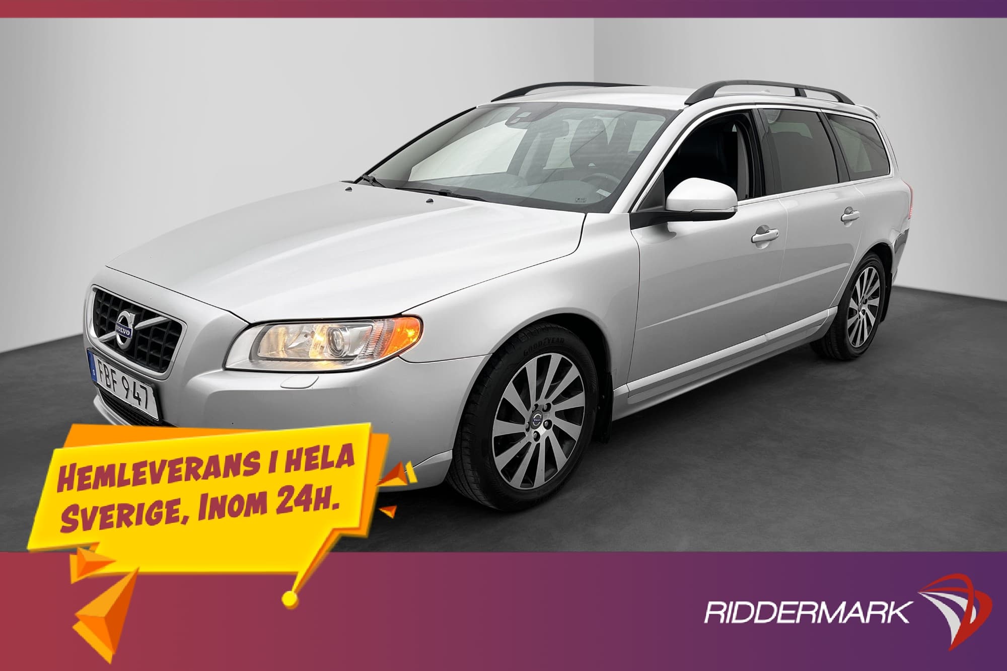 Volvo V70 D4 Dynamic Edition VOC Värmare P-Sensorer Skinn