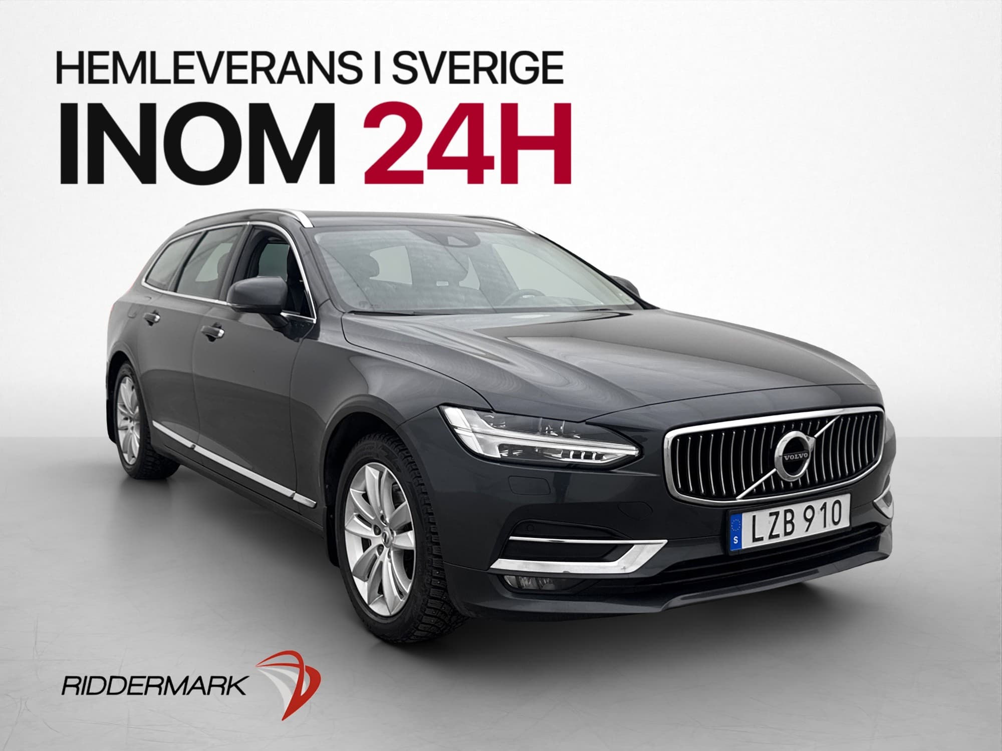 Volvo V90 D3 AWD Inscription VOC Värm HUD Skinn Kamera Drag