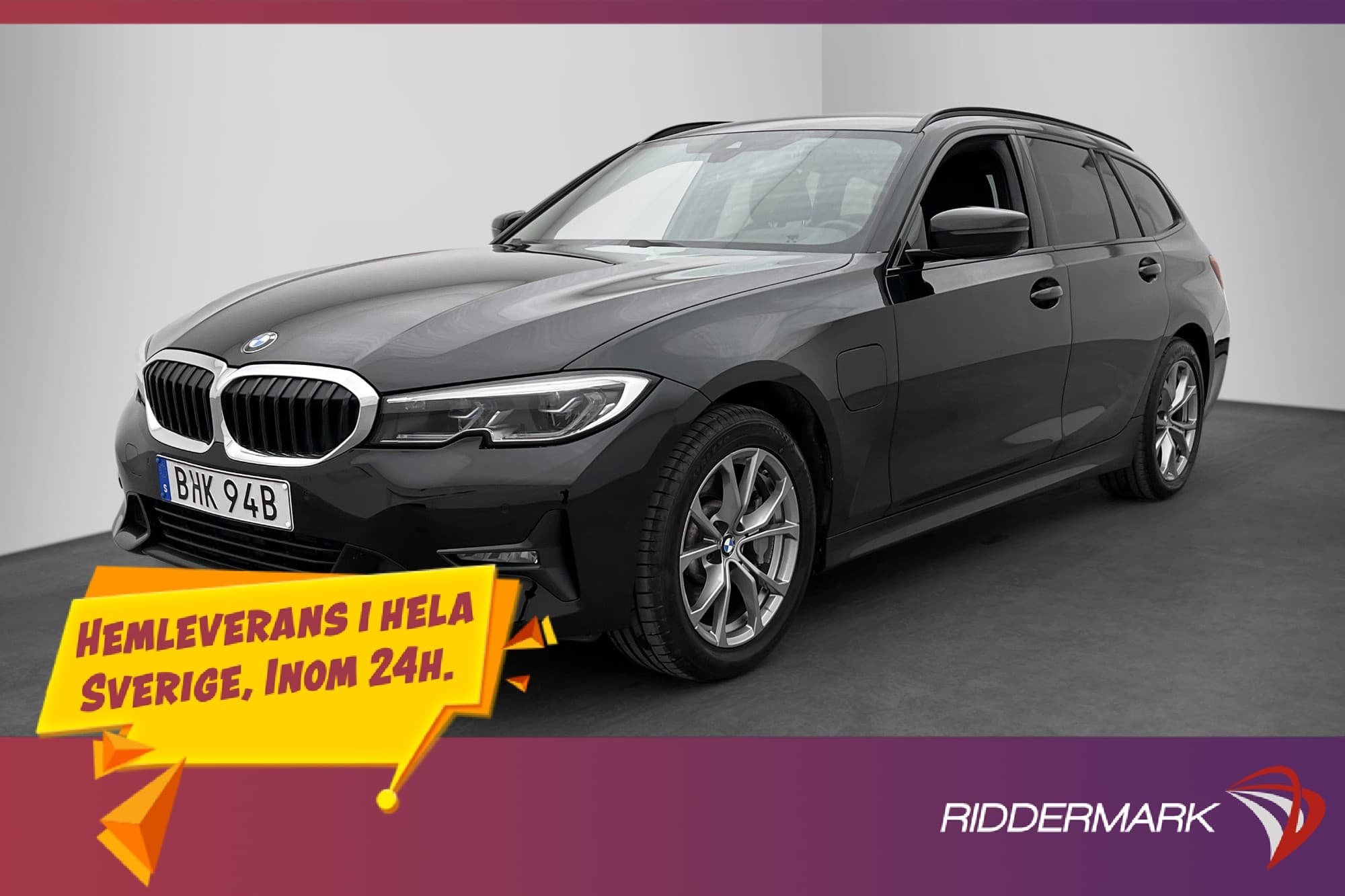 BMW 330e Sport line Drag Skinn HUD HiFi Laser CarPlay MOMS