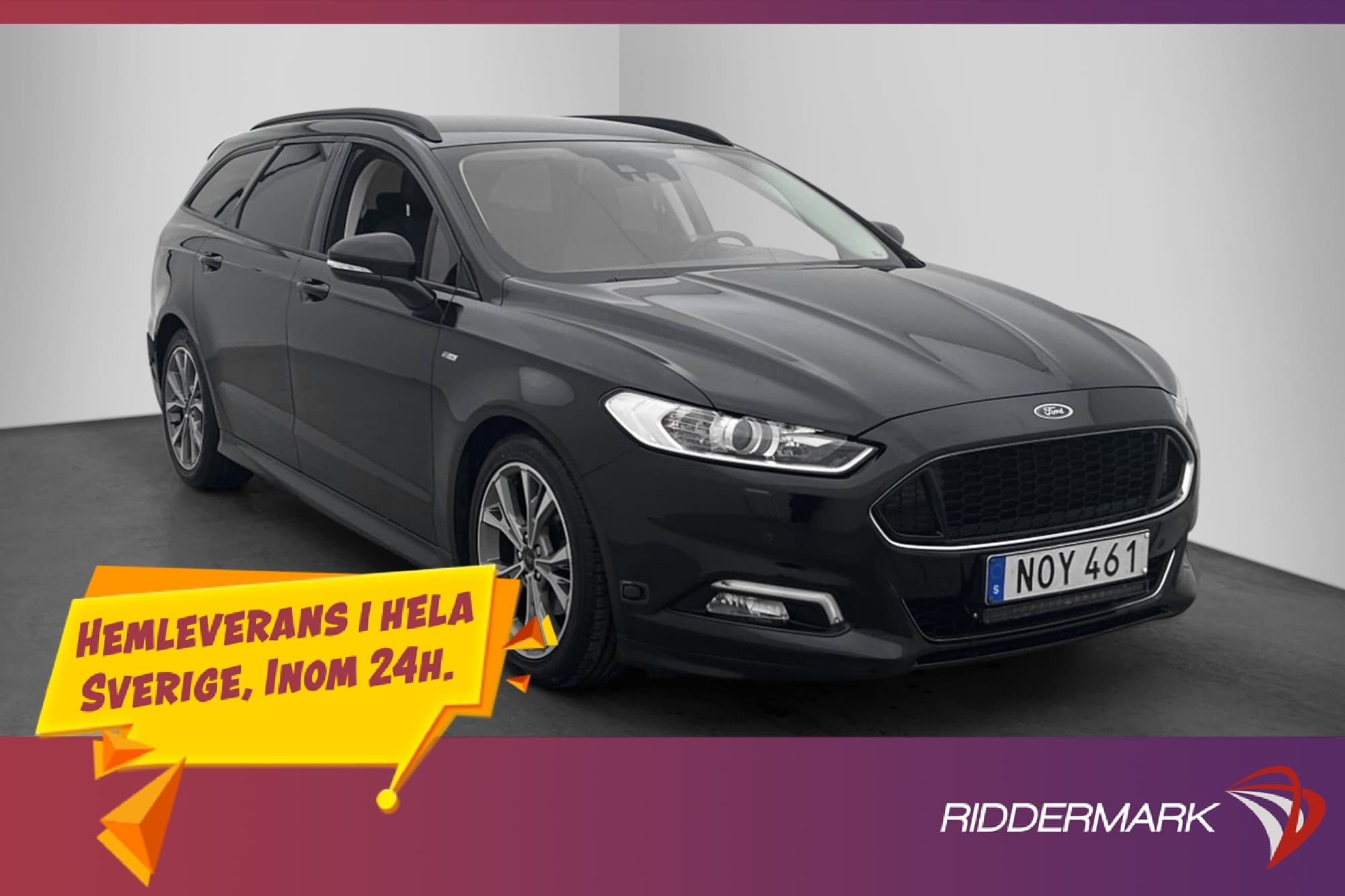 Ford Mondeo 1.5 160hk ST-Line Värmare Sensorer Halvskinn