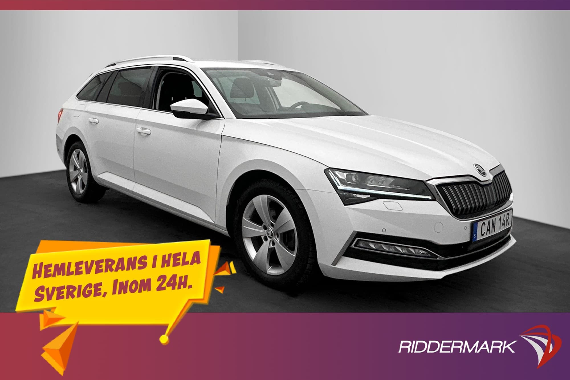 Škoda Superb iV 1.4 TSI 218hk Cockpit Värmare Drag CarPlay