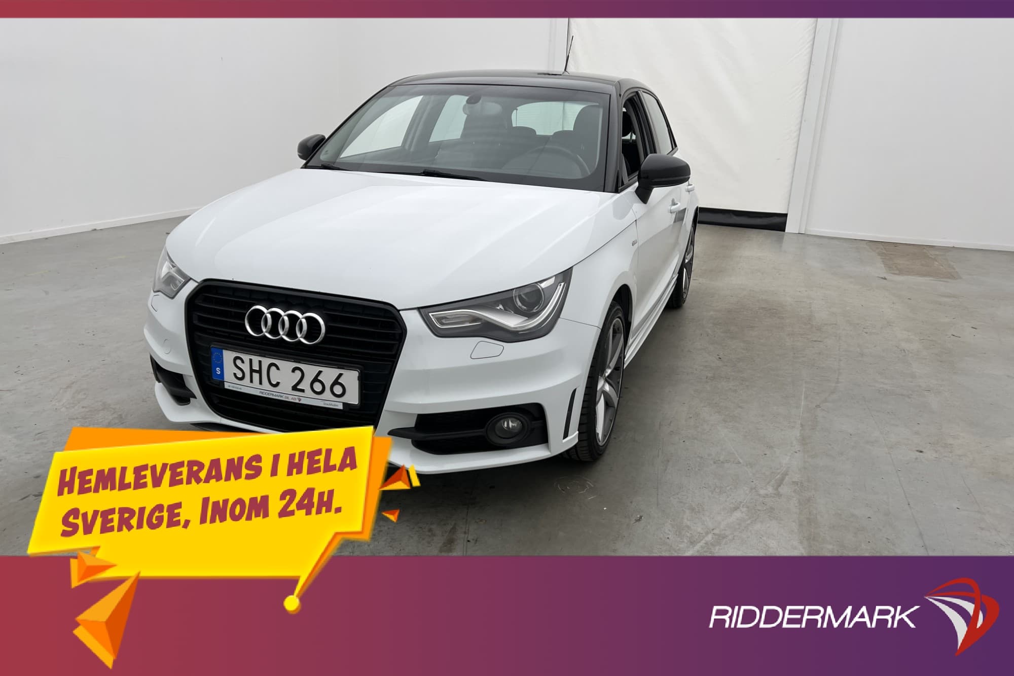 Audi A1 Sportback 1.6 TDI 90hk S-Line Bluetooth Farthållare