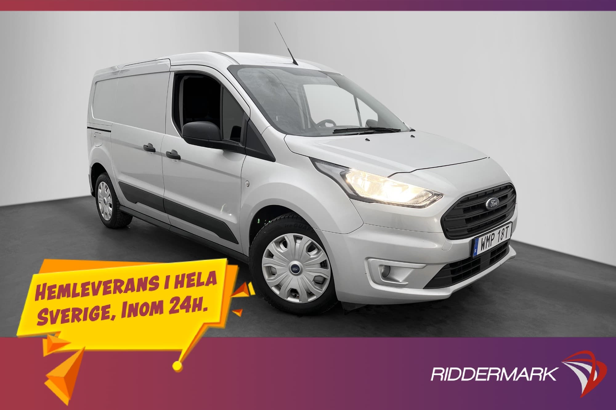Ford Transit Connect LWB 1.5 Värmare 3-Sits Drag Bluetooth