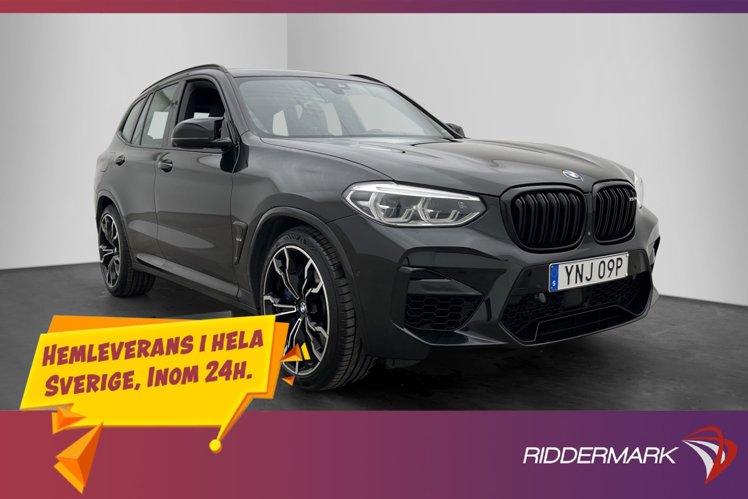 BMW X3 M Competition 510hk Sportavgas Pano H/K HUD 360° Drag