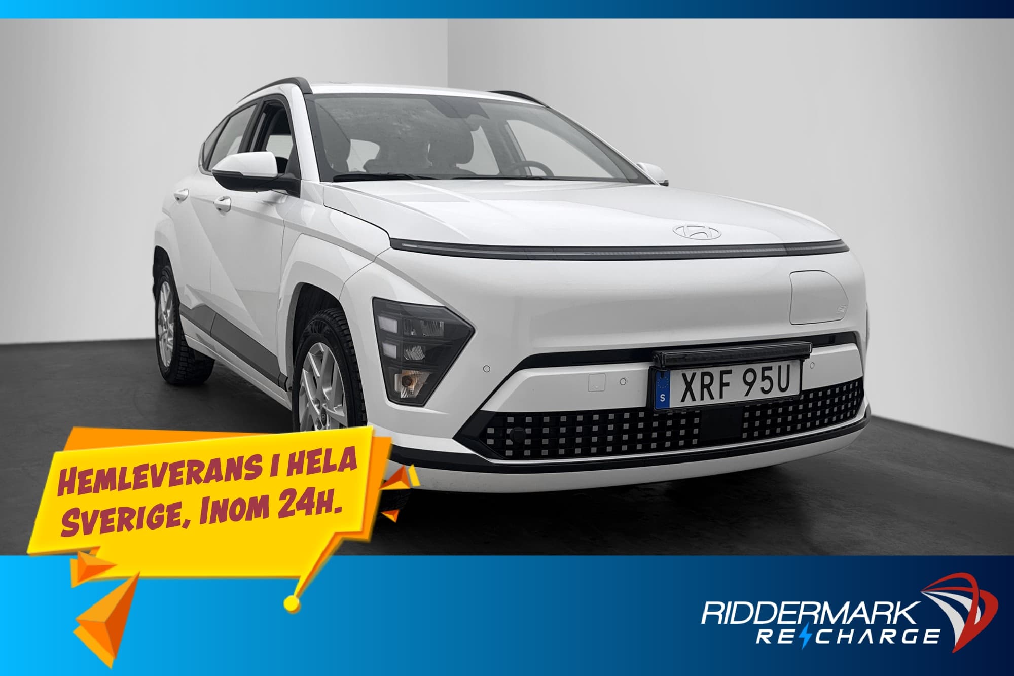 Hyundai Kona Electric Long Range Essential M&K Värm MOMS