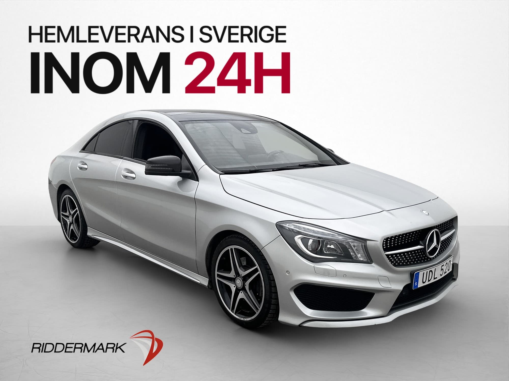 Mercedes-Benz CLA 220d AMG Night Pano Skinn/Alcantara Kamera