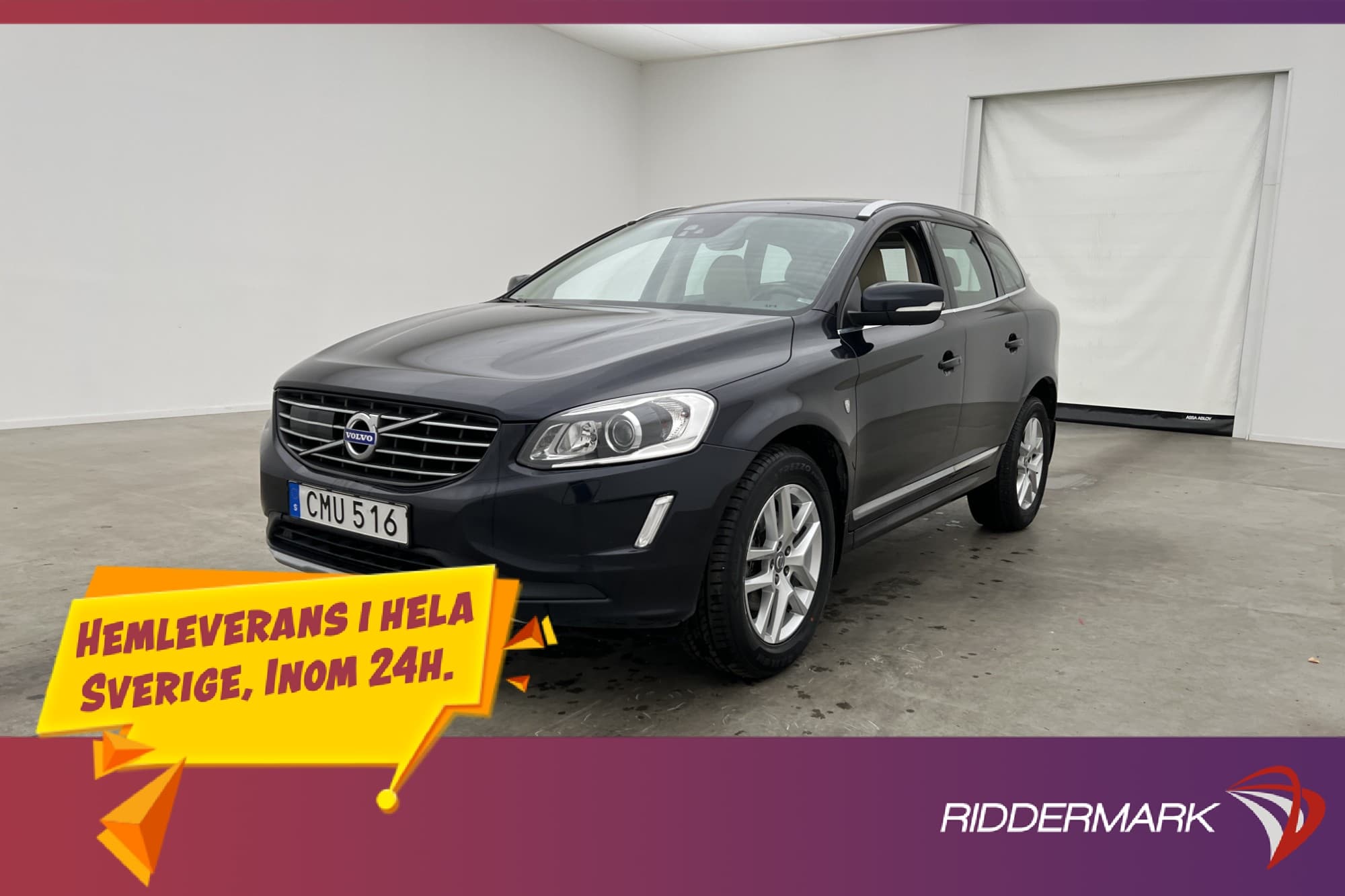 Volvo XC60 D4 Summum Värmare Pano H/K Skinn Kamera Navi Drag