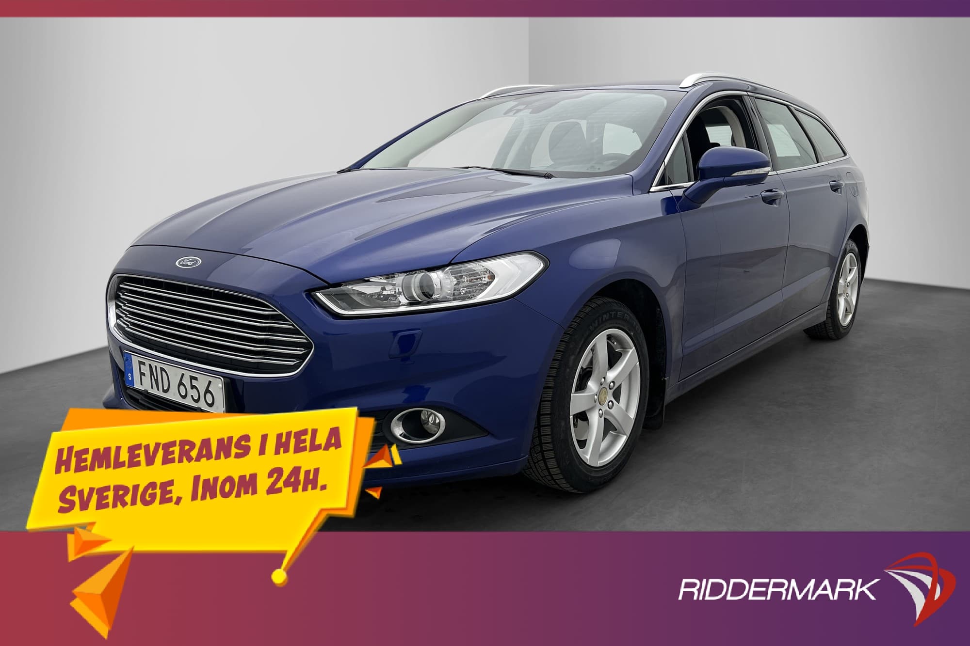 Ford Mondeo 1.5 EcoBoost 160hk Trend Bluetooth Farthållare