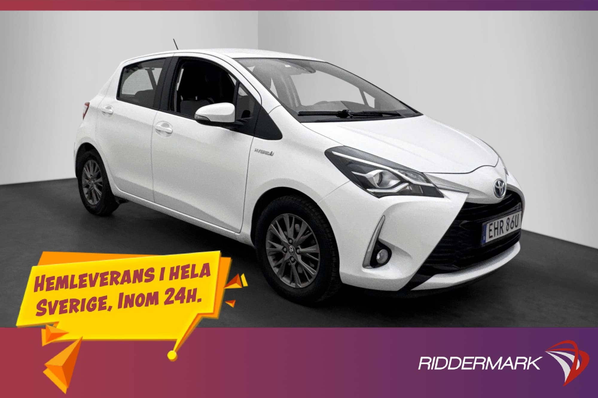 Toyota Yaris Hybrid e-CVT Active Kamera Låg skatt 0.37 L/Mil