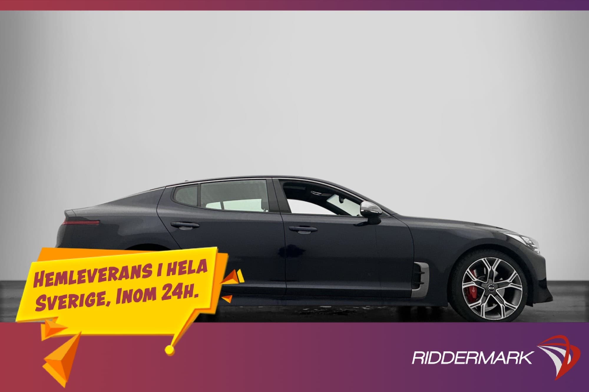 Kia Stinger GT AWD 3.3 T-GDi 366hk Pano H/K HUD 360° Skinn