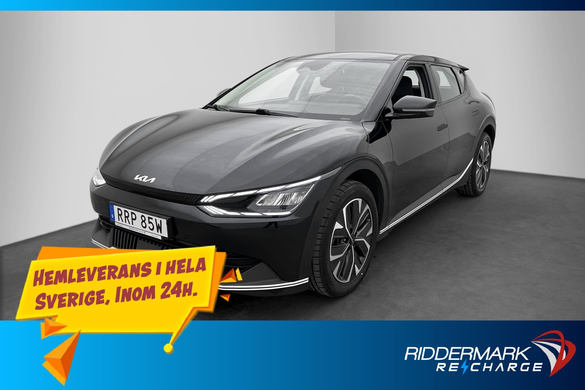 Kia EV6 77.4 kWh 228hk Drag Kamera Navi Rattvärme MOMS