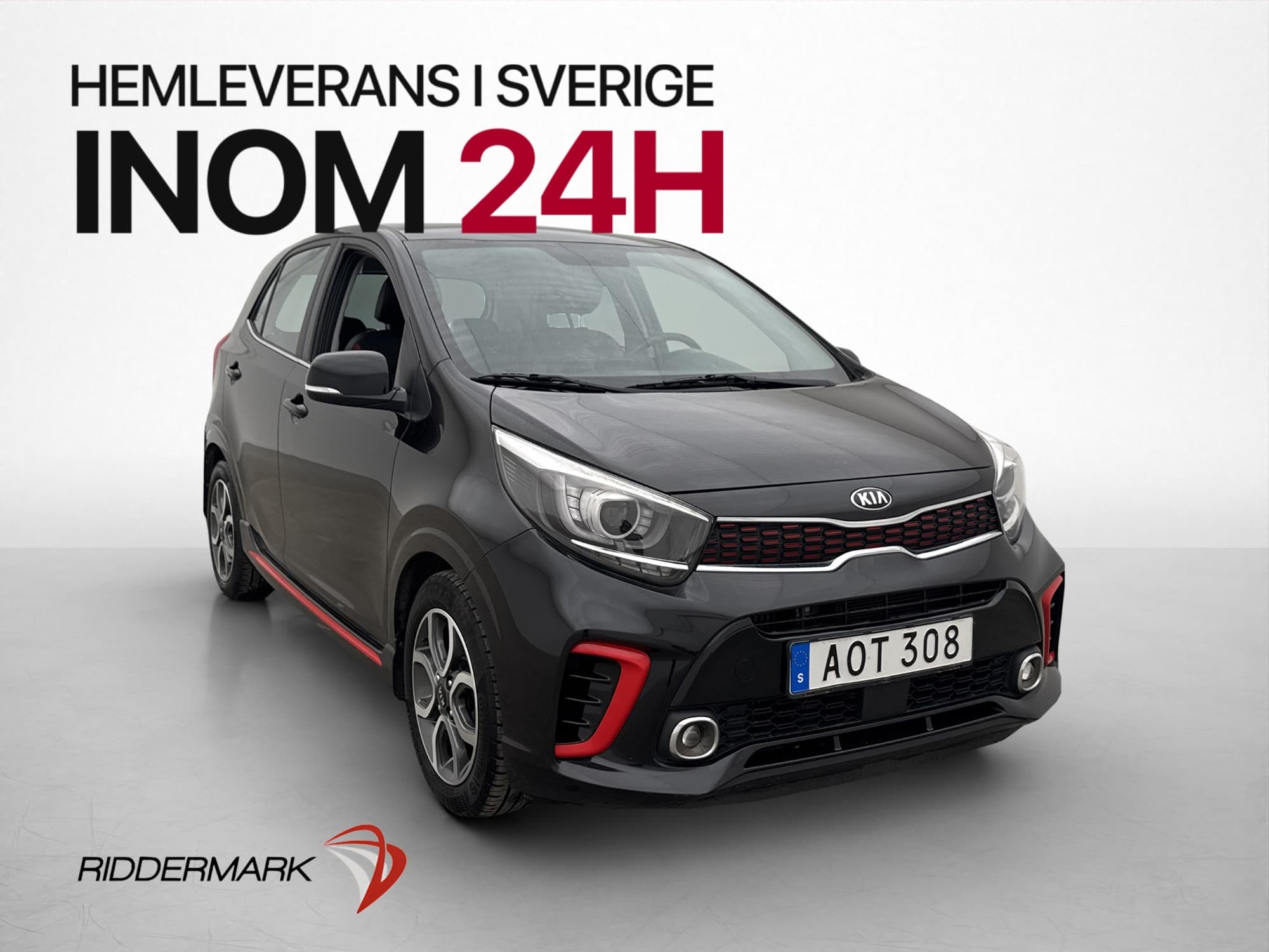 Kia Picanto 1.0 T-GDI 100hk GT-Line B-Kamera Skinn Carplay