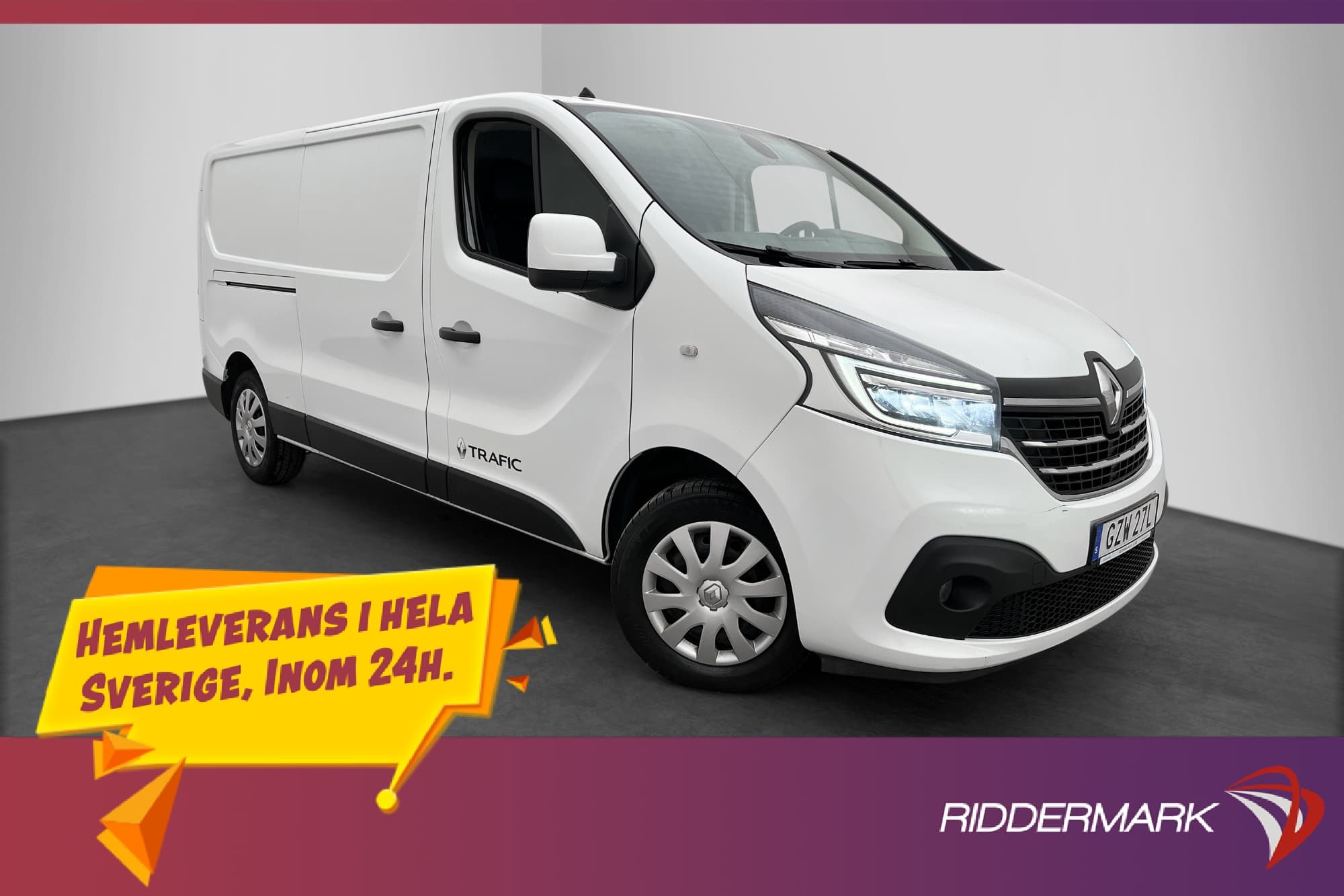 Renault trafic L2 145hk Värm Drag 3-Sit B-Kamera 2xDörr Moms