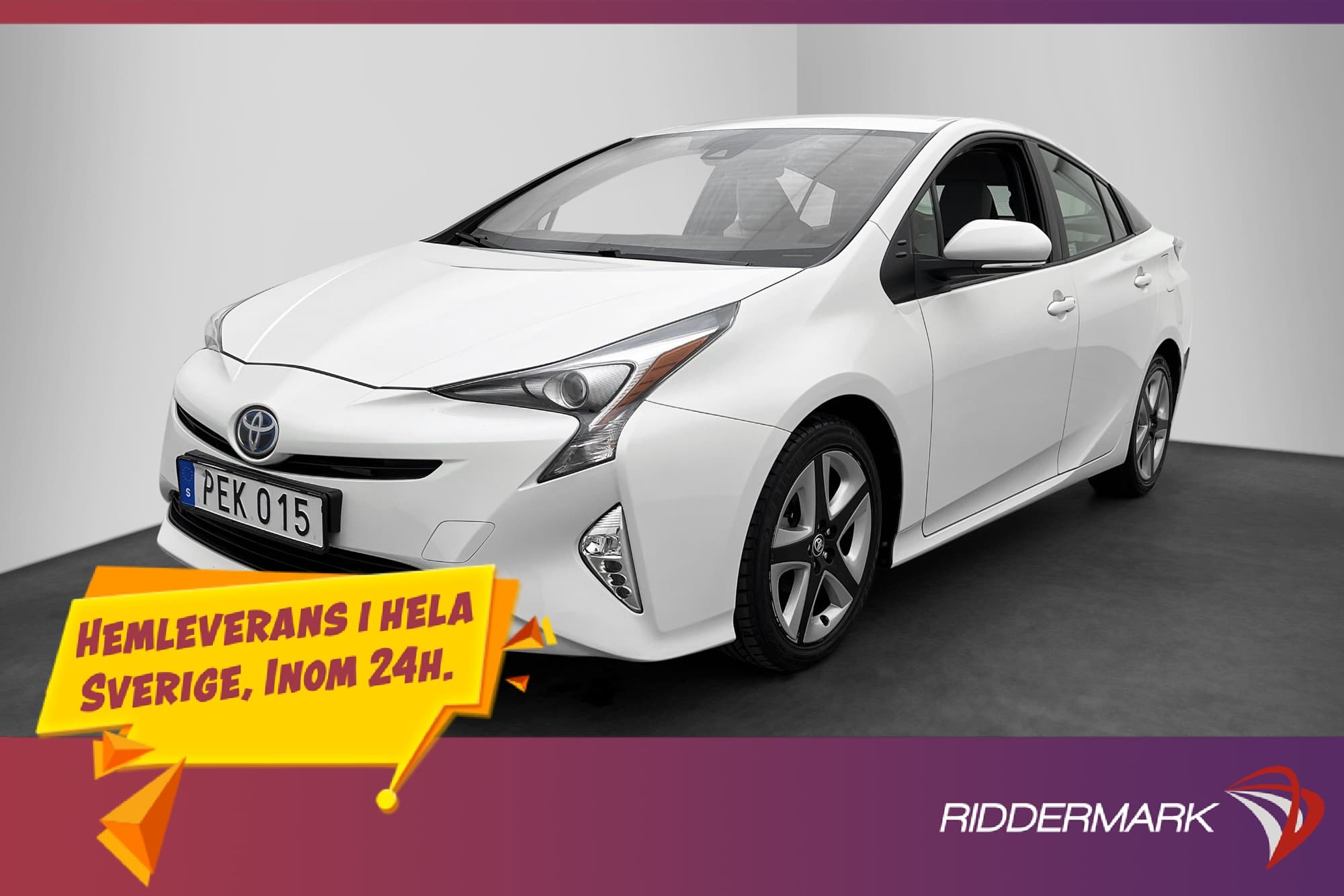 Toyota Prius Hybrid CVT 122hk Värmare HUD Kamera Dragkrok